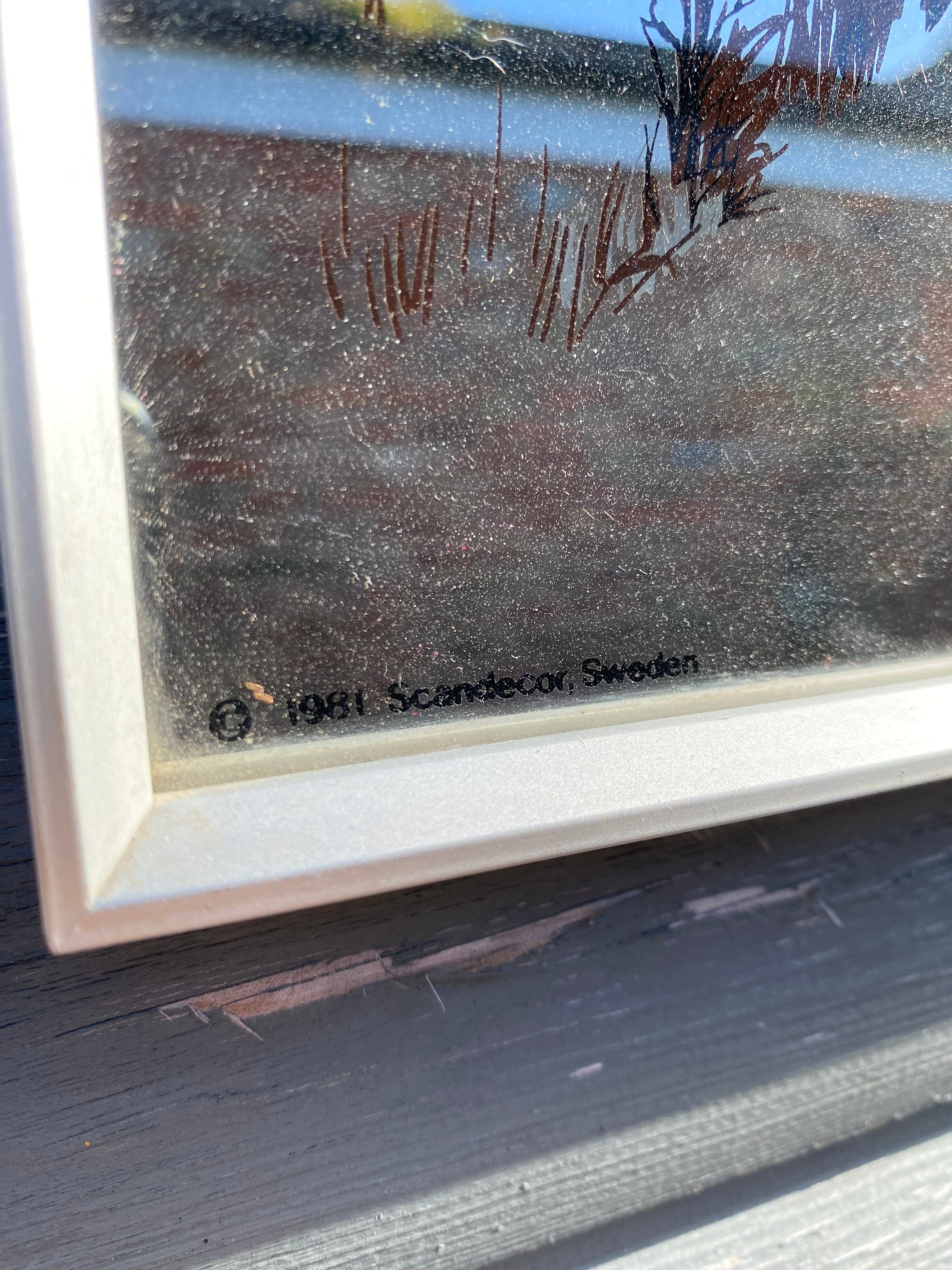 Vintage Saggers & Co Ltd Mirror , Country Scene