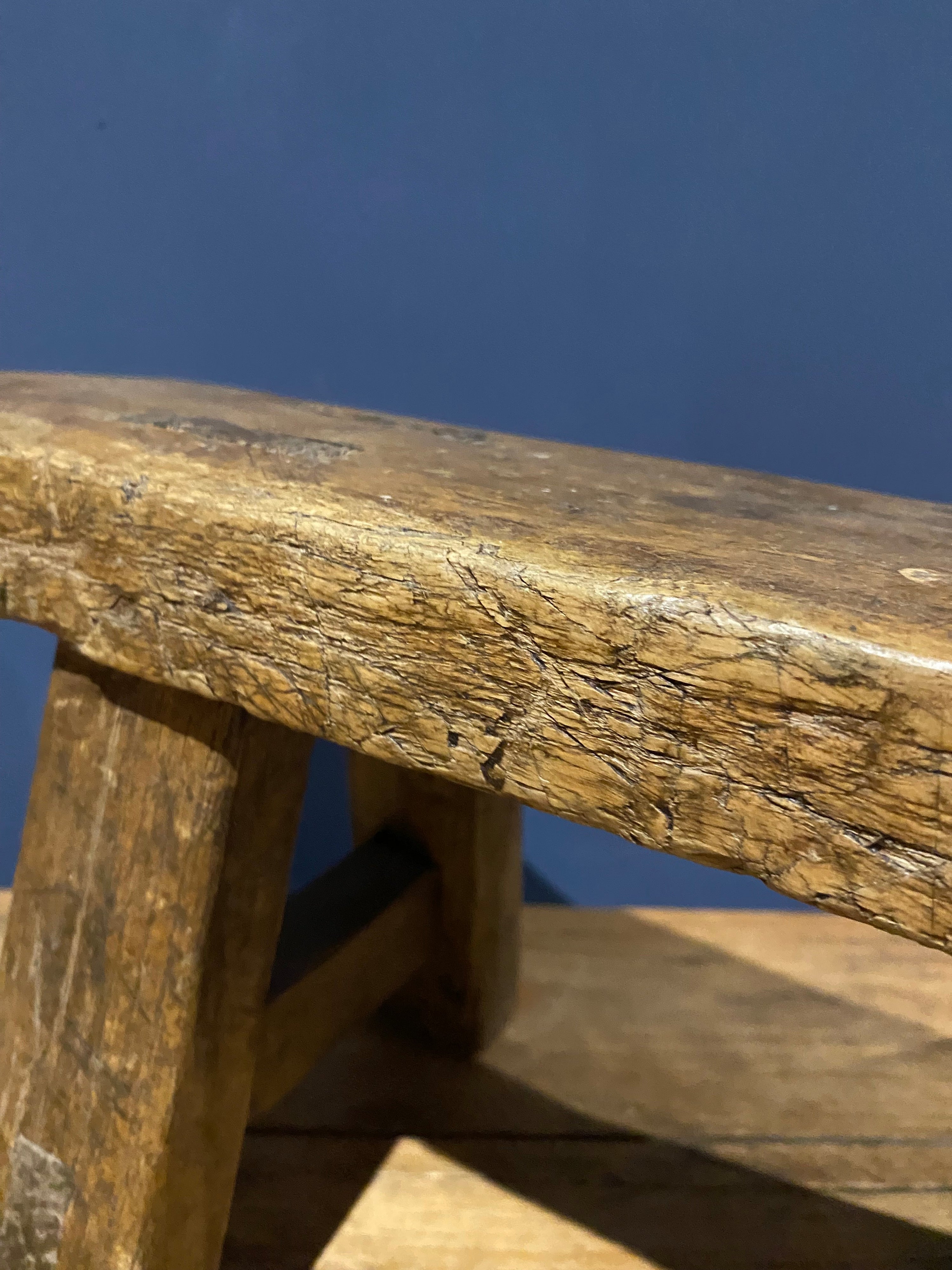 Vintage Rustic Wooden Plant Stand / Pot Stand / Stool