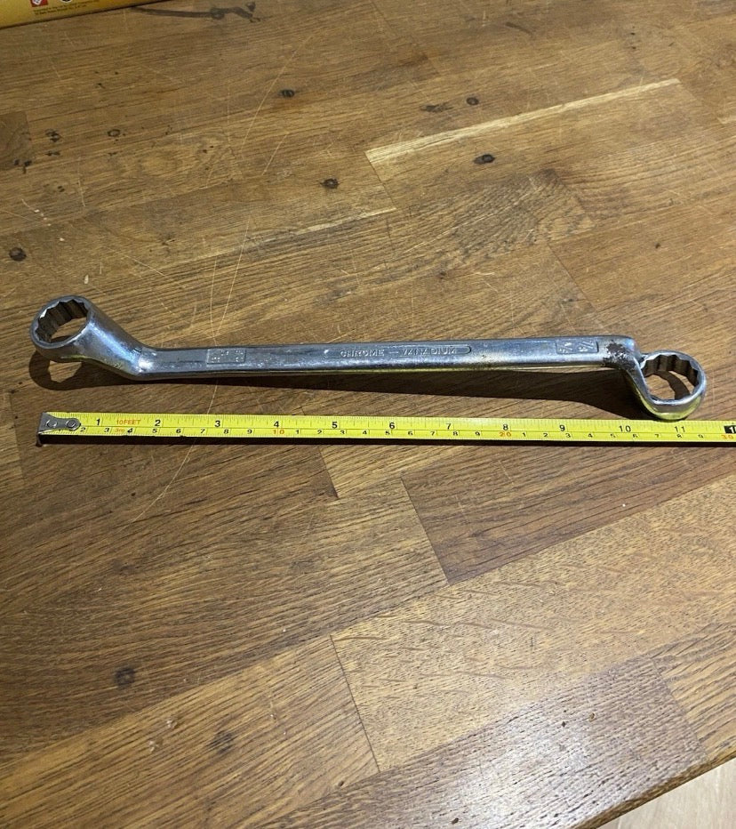 Vintage King Dick Ring Spanner. RSA226, 13/16 Af + 7/8 Af