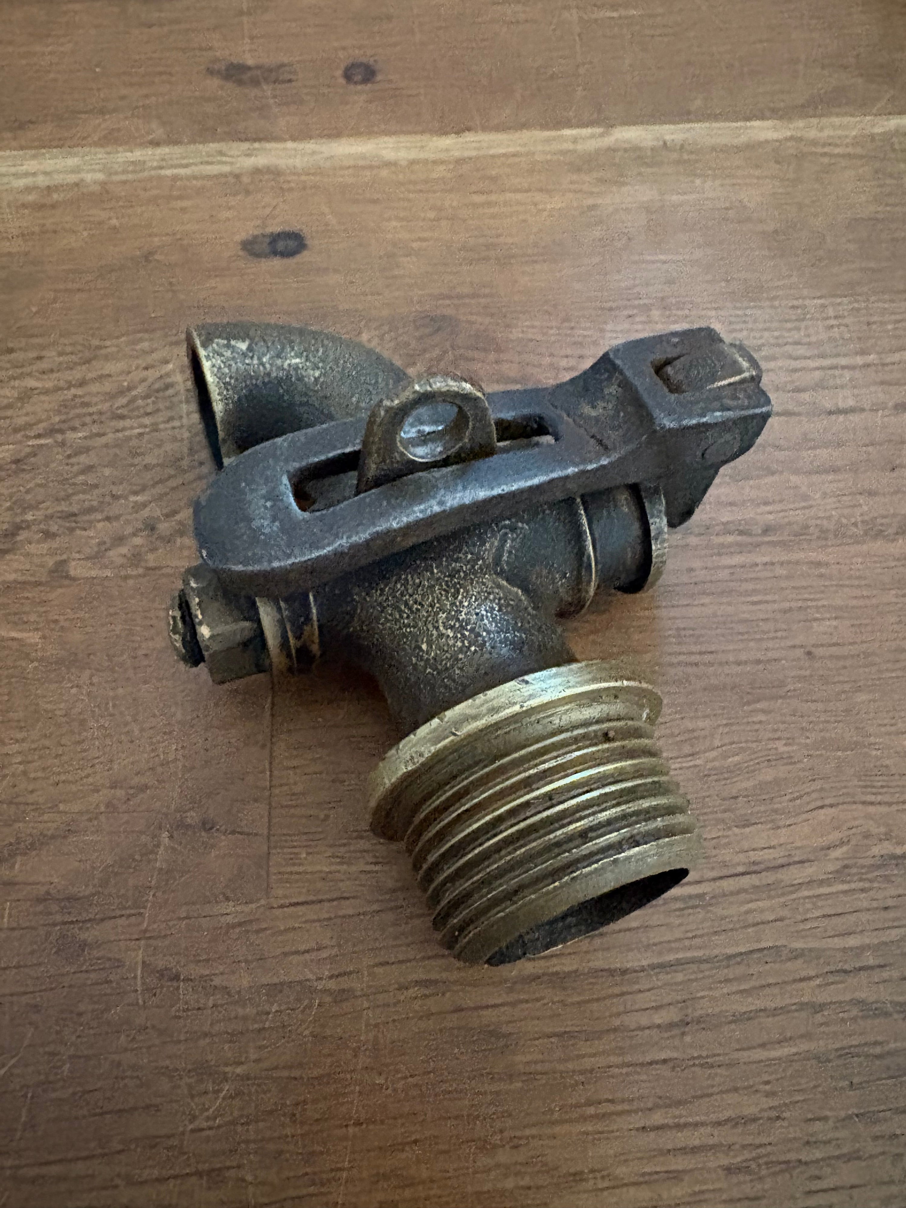 Vintage Brass Lockable Tap , Oil Tap, Barrel Tap