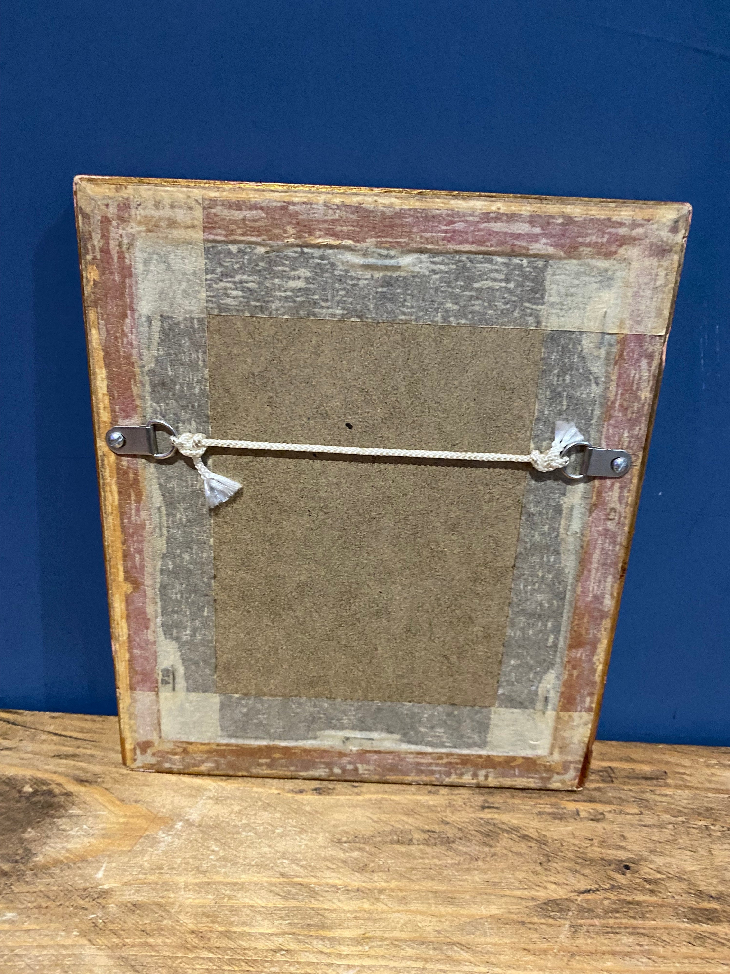 Antique Early Miniature Pencil Portrait Print