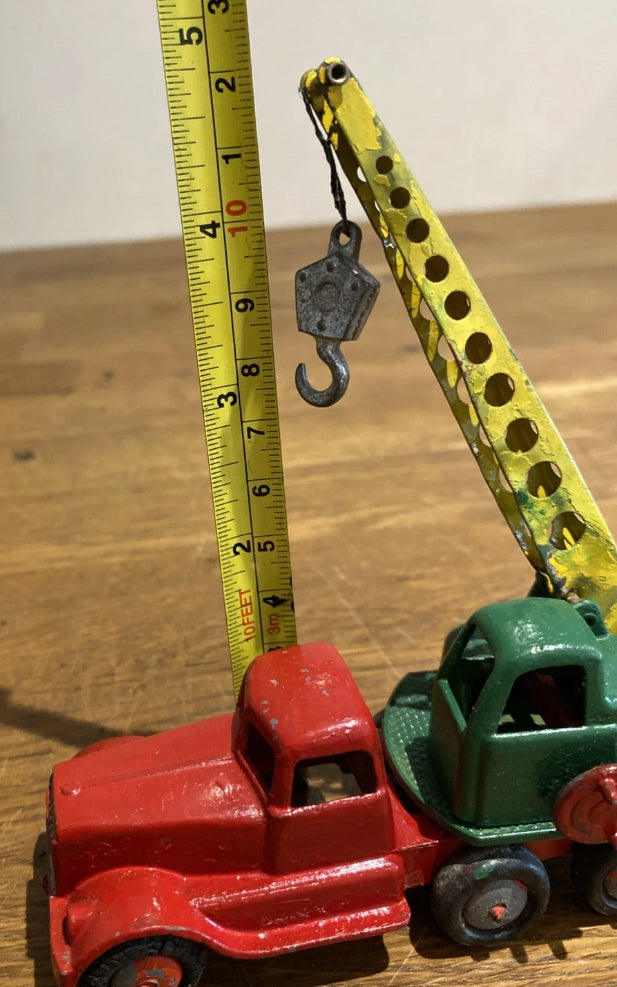 Rare Vintage Crescent Toys Diecast Truck Crane