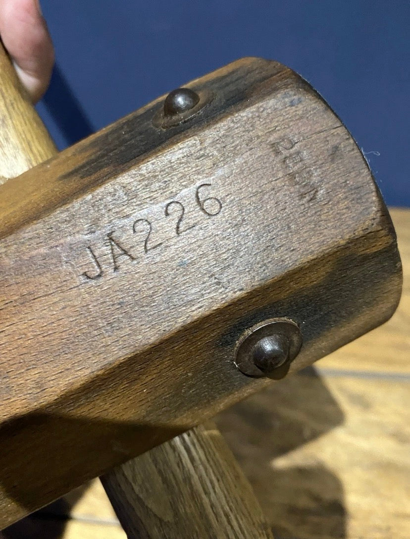 Vintage Military Tent Peg Mallet, H.B.Ltd, JA226