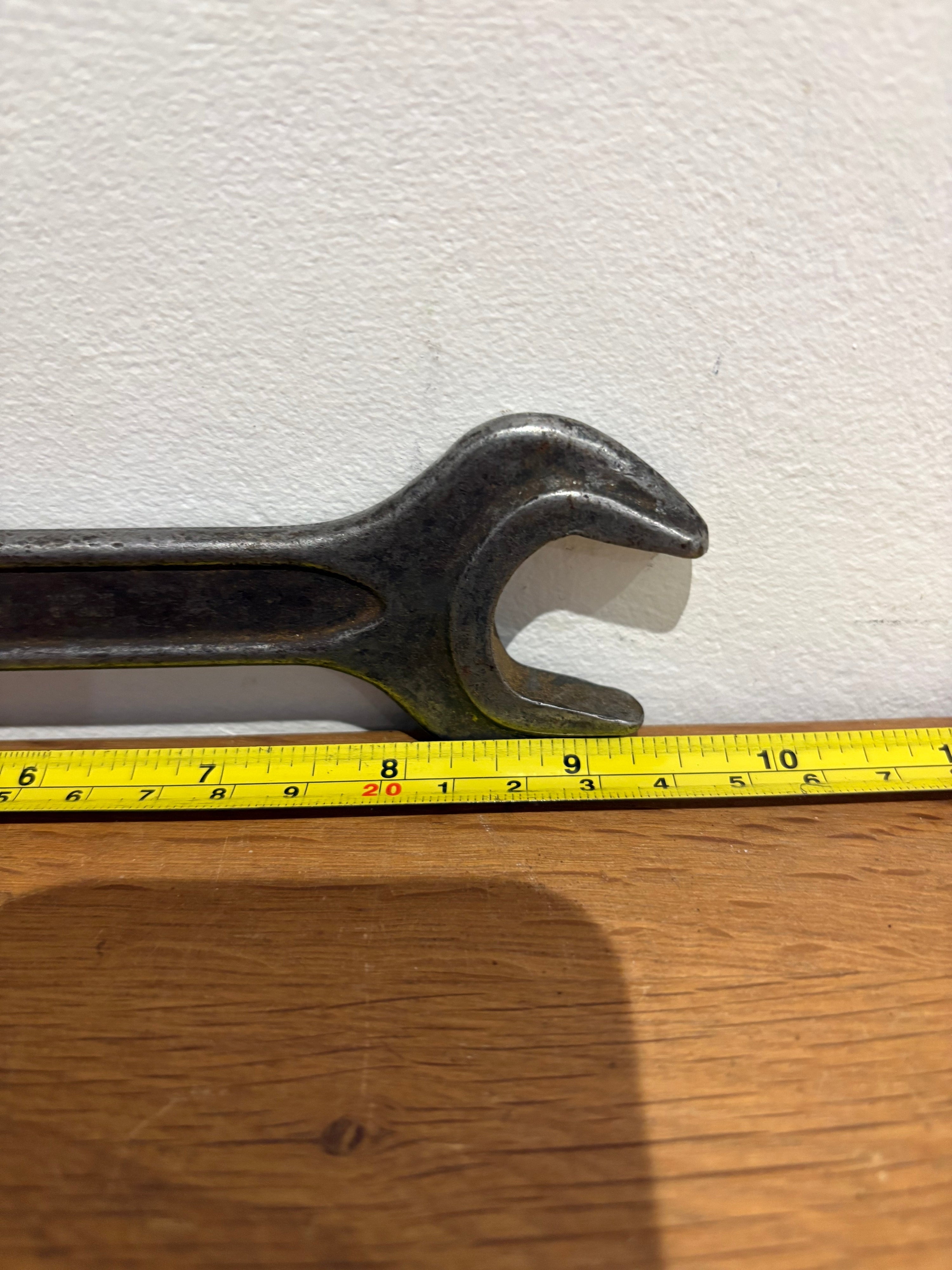 Vintage Gedore No895 Spanner , 1 1/8af, 15/16 Af. Open Ended Soanner