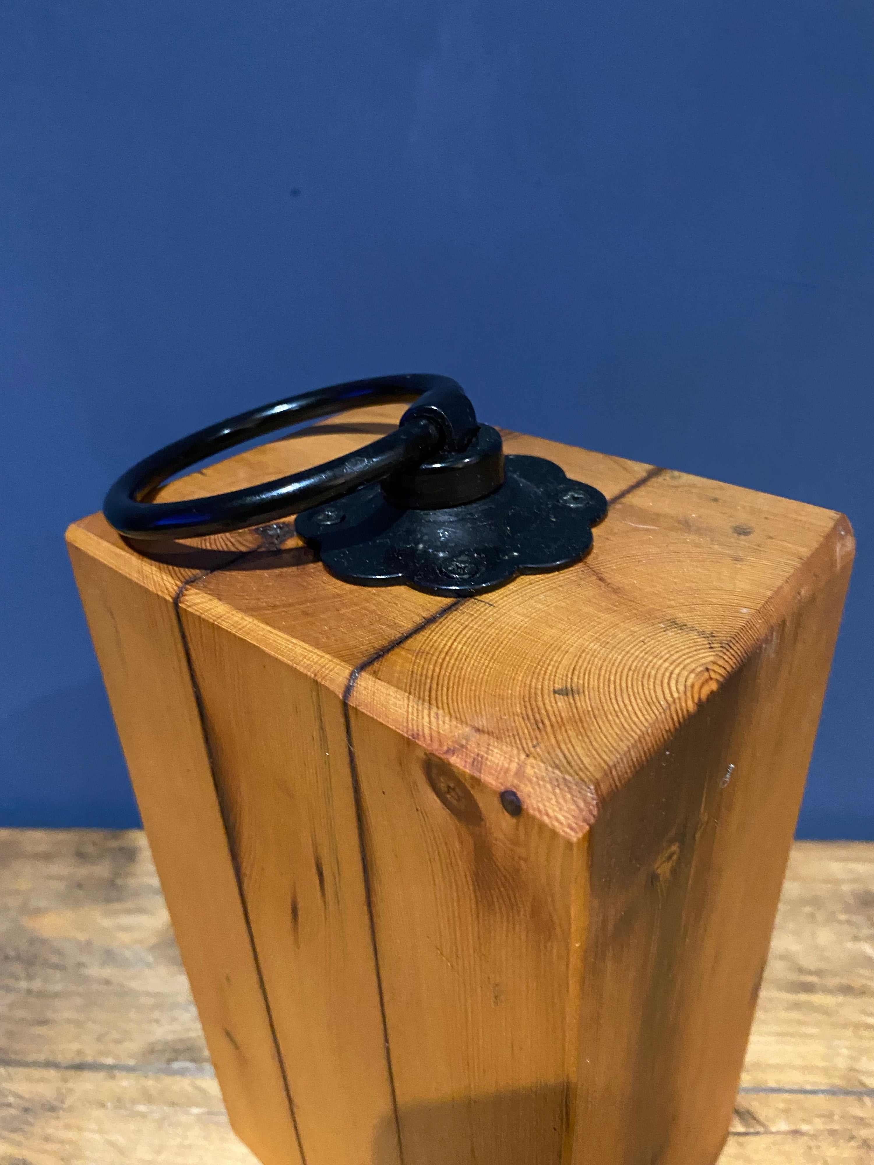 Handmade Wooden Doorstop from recycled wood.