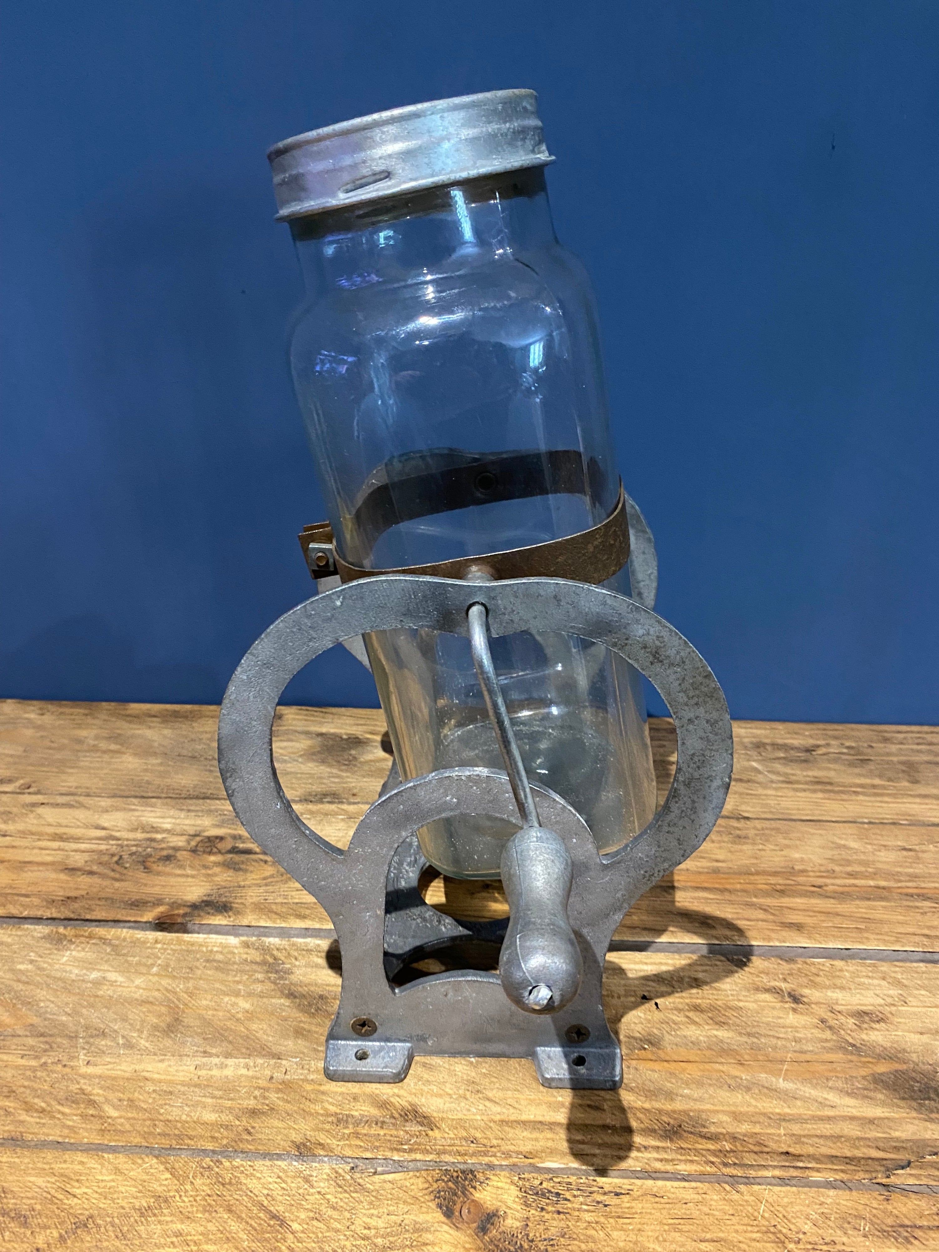 Vintage Rowlway Hand Butter Churn