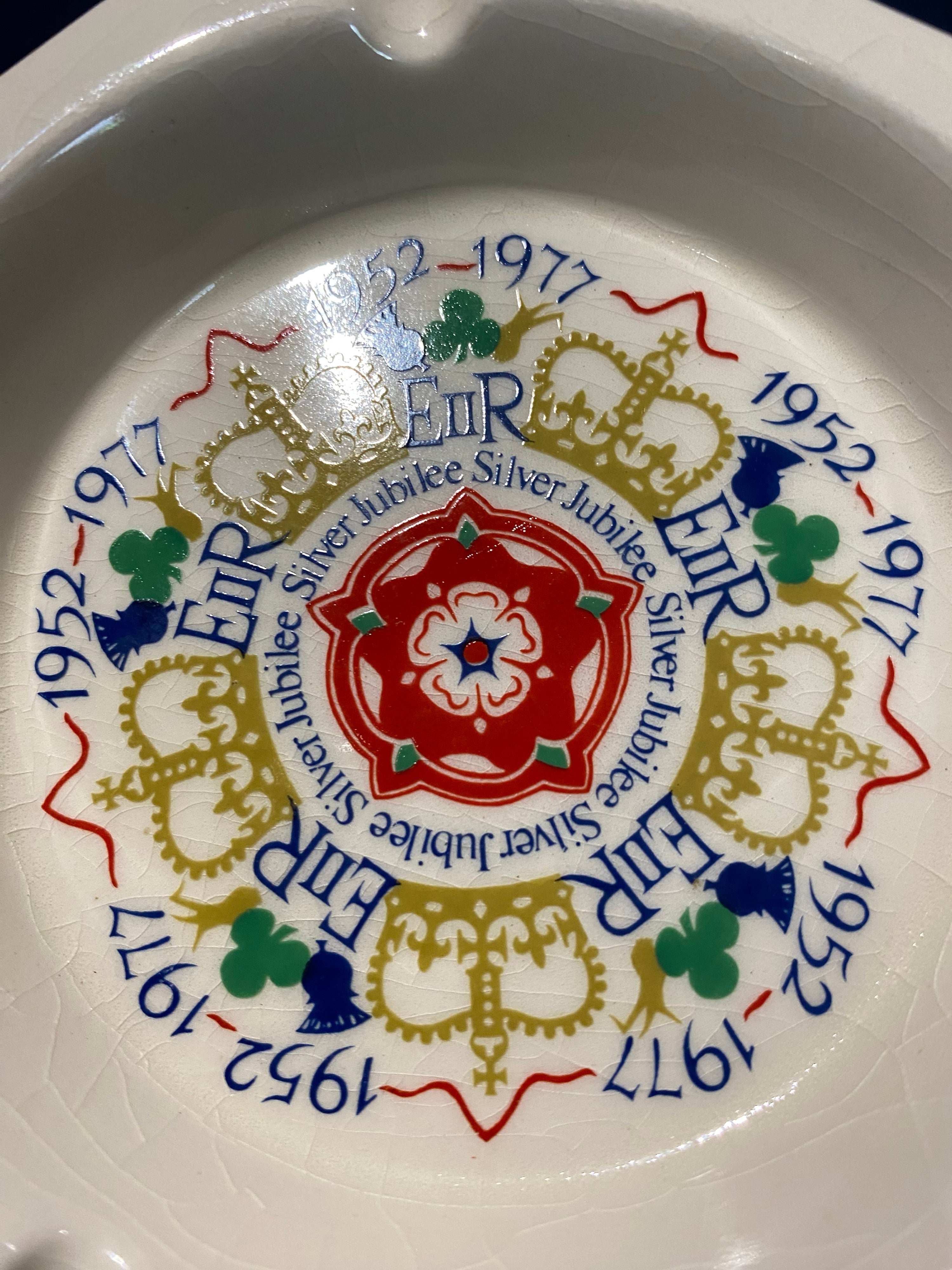 Fordham pottery Silver Jubilee Ashtray