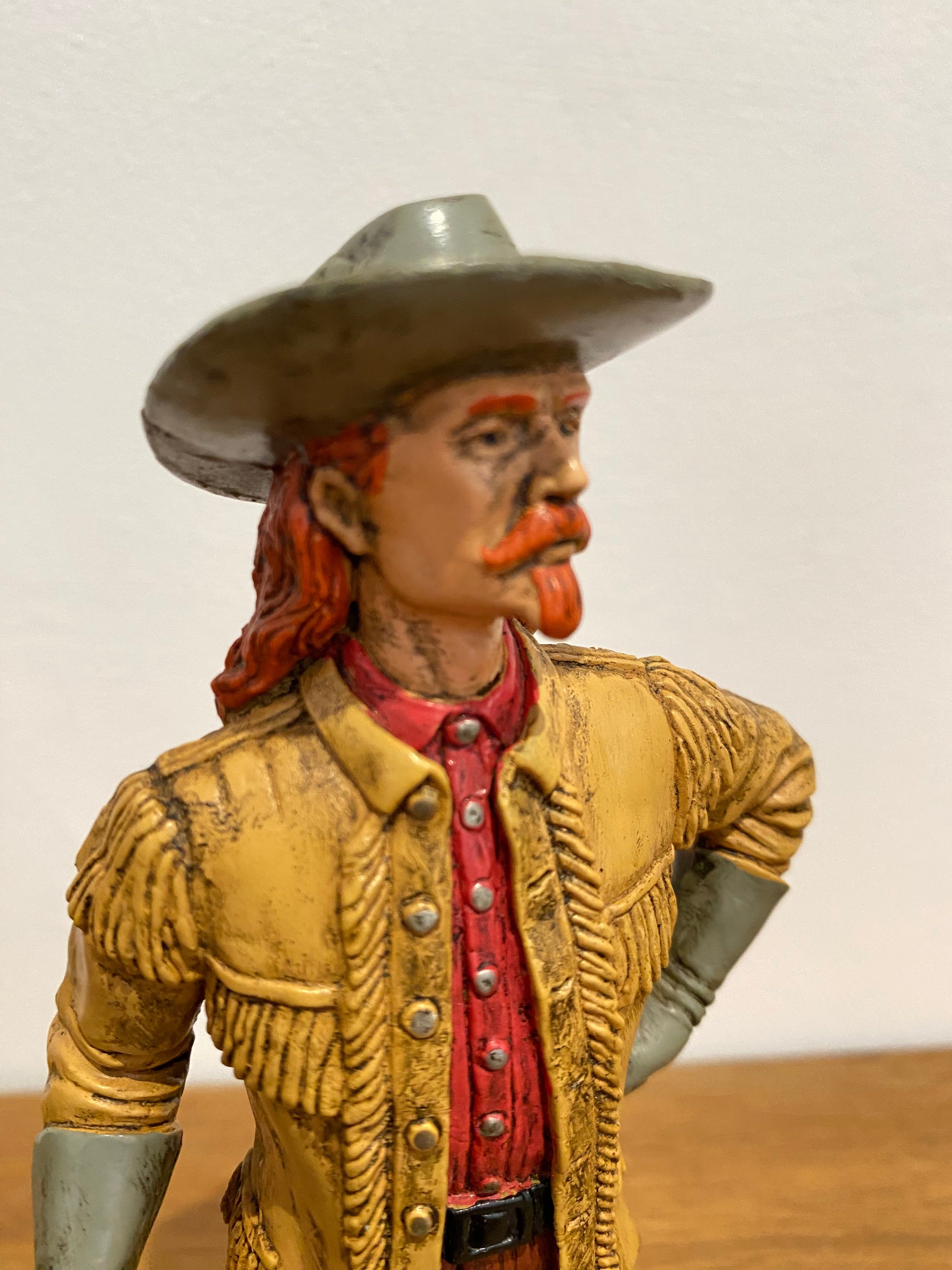 Vintage Comansi Wild West Series Buffalo Bill , 7 Inch Plastic Figure