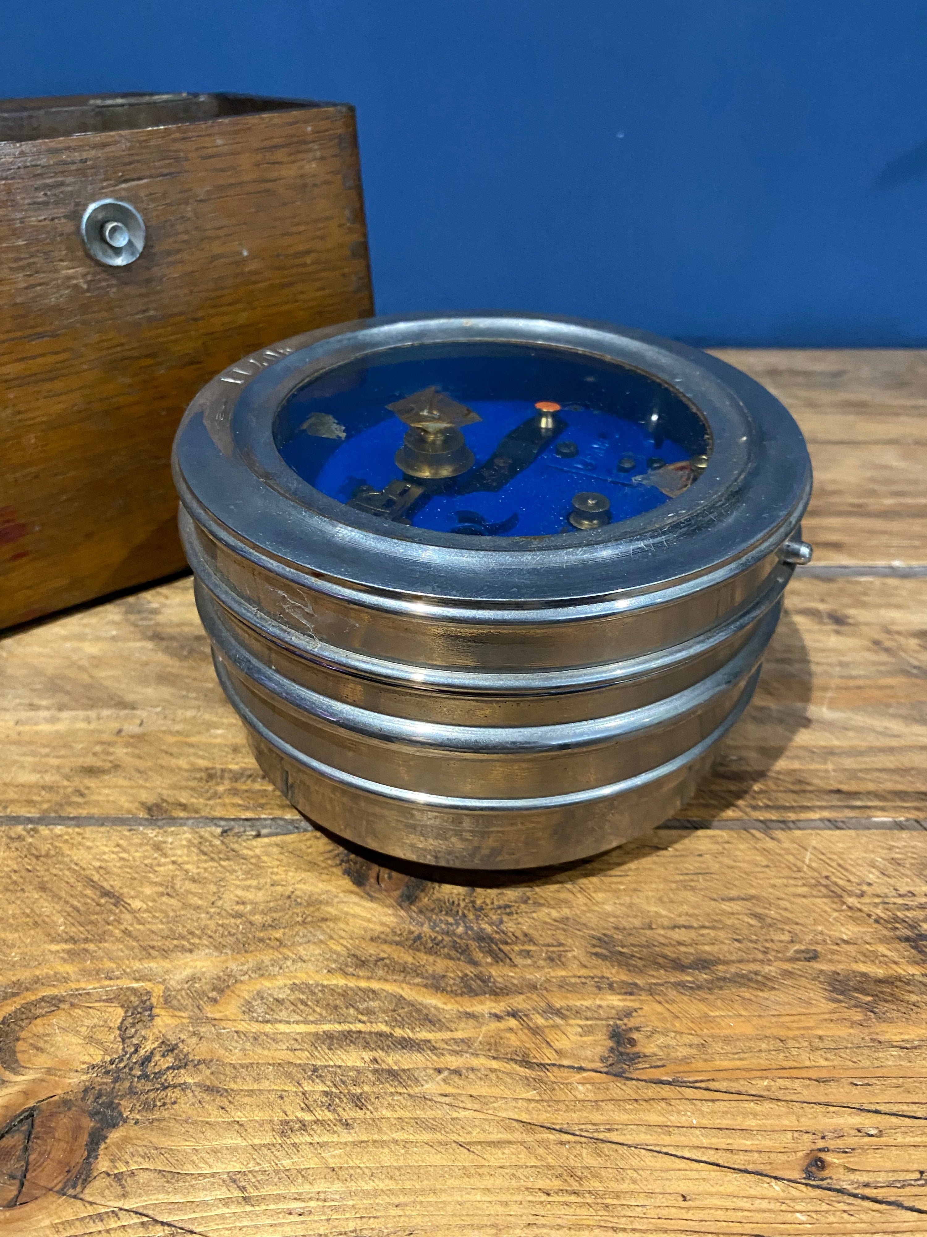 Antique Belgica Pigeon Racing Clock