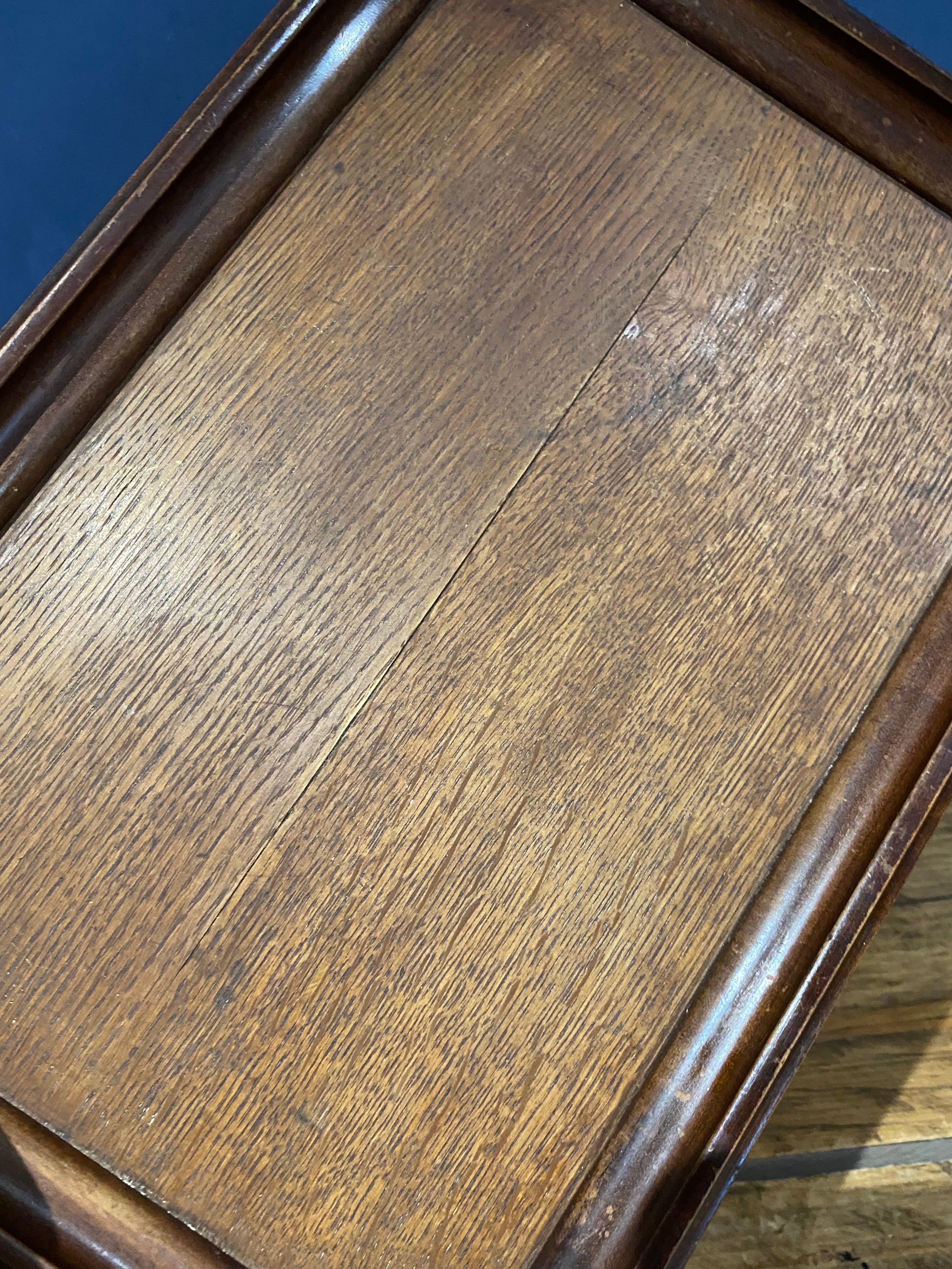 Beautiful Small Edwardian Sandwich/ Breakfast Tray . Wooden Tray, Tea Tray