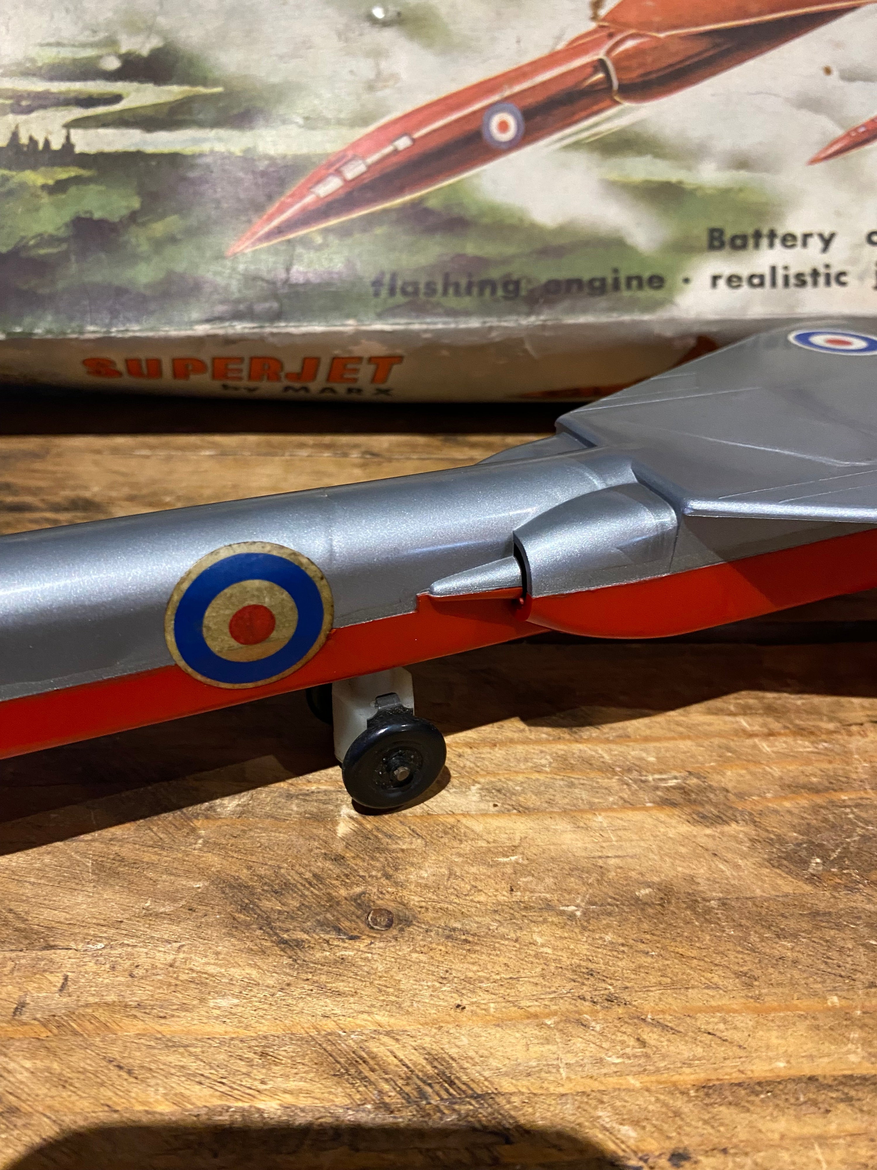 Vintage Marx Superjet, Rare Not Working