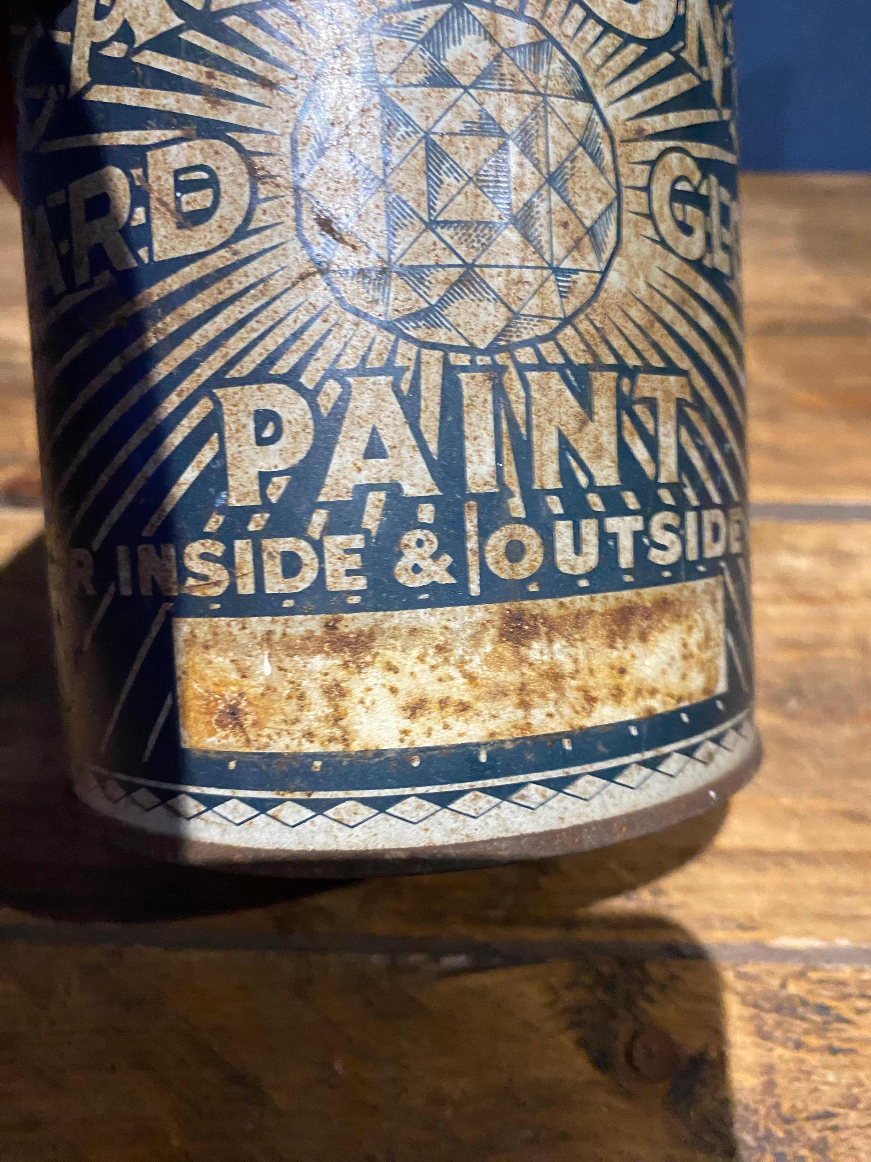 Antique / Vintage. Rare Carson’s Paint Tin , Full , As Found Condition