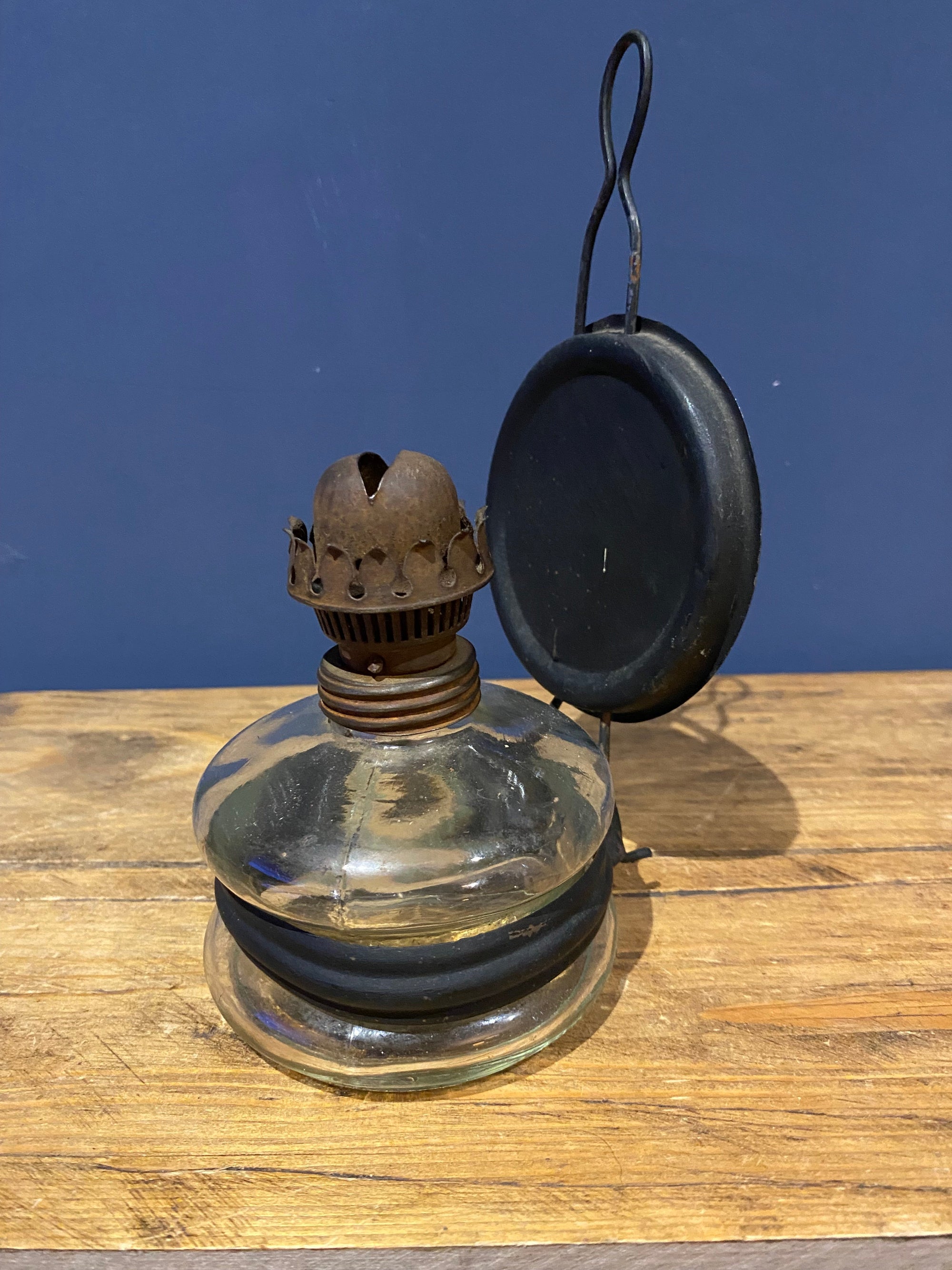 Vintage Pasabahce Istanbul Oil Lamp