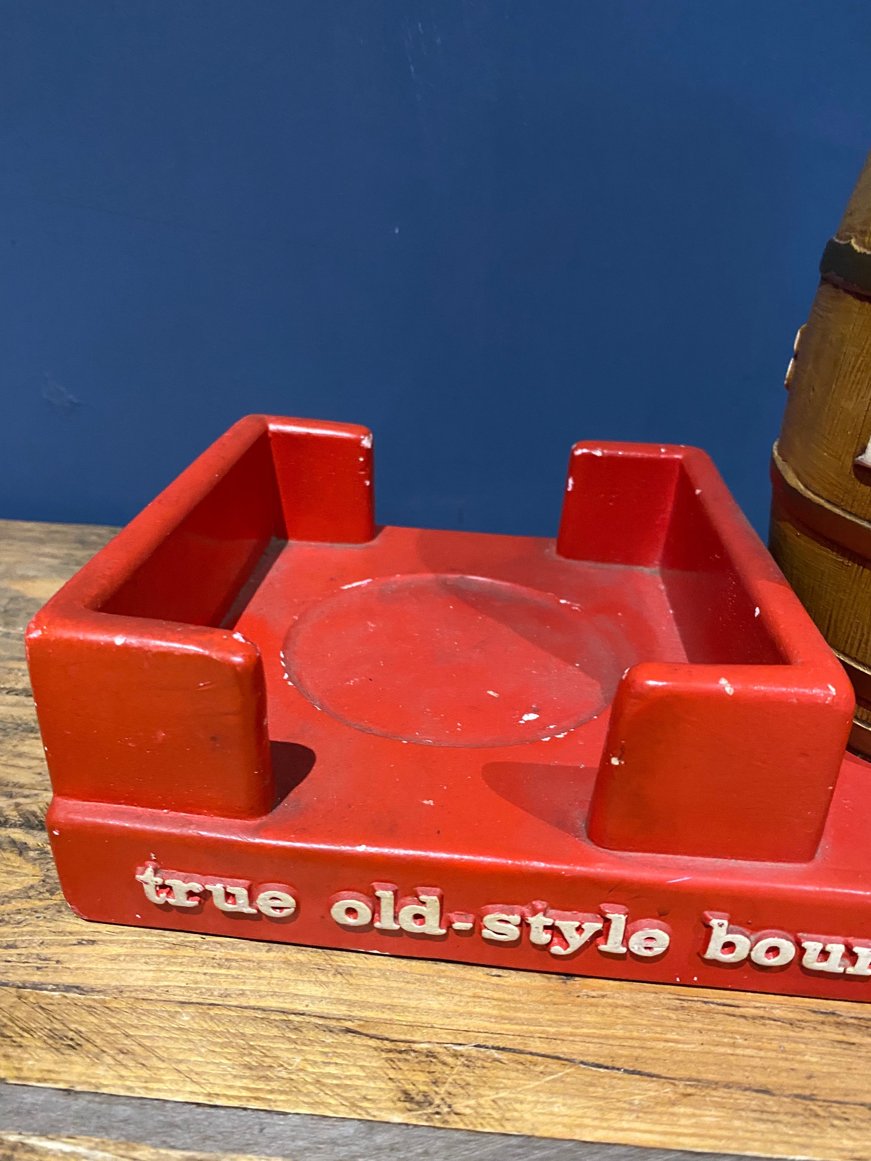 Vintage Early Times Advertising Item , Bottle Or Condiment/ Napkin Holder