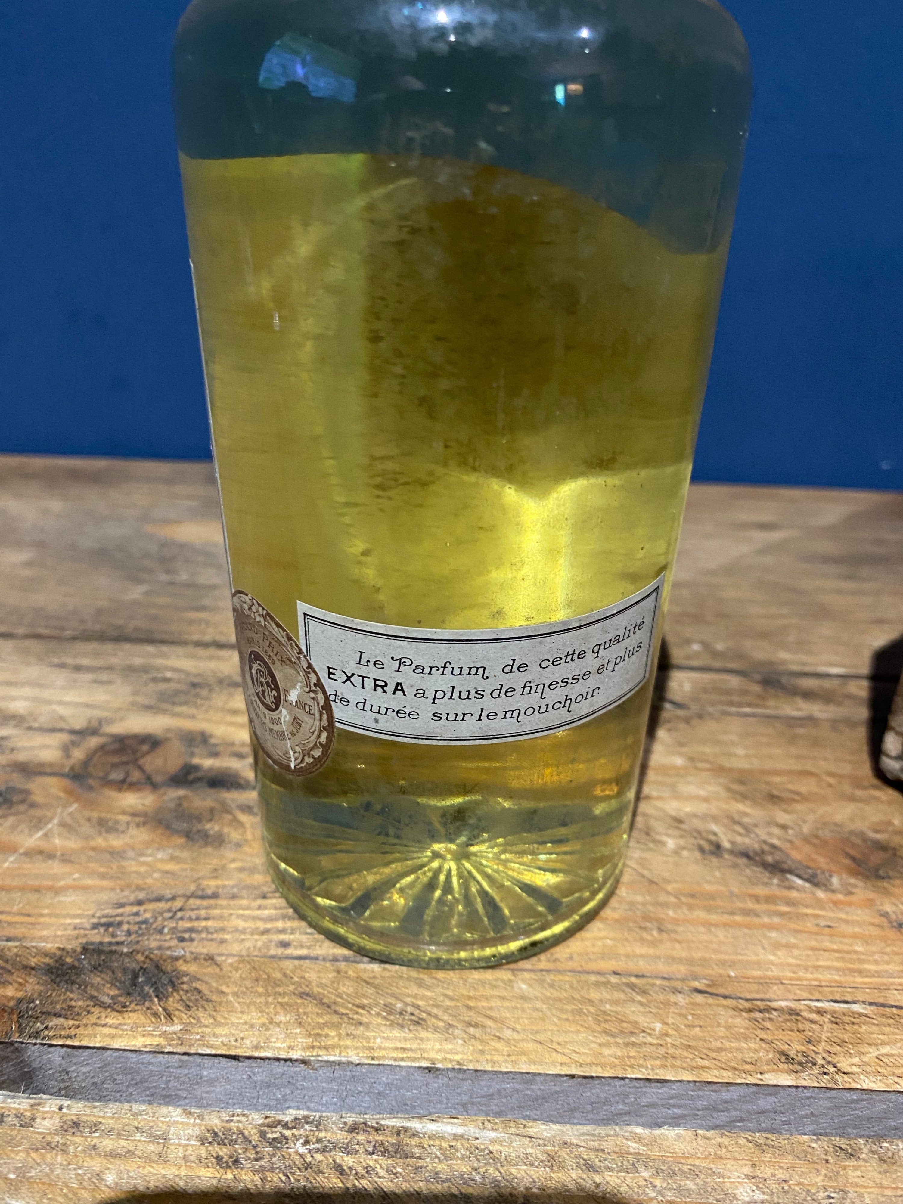 Antique Jean Marie Farina, Roger & Gallet , Eau De Cologne. Full Bottle, Rare