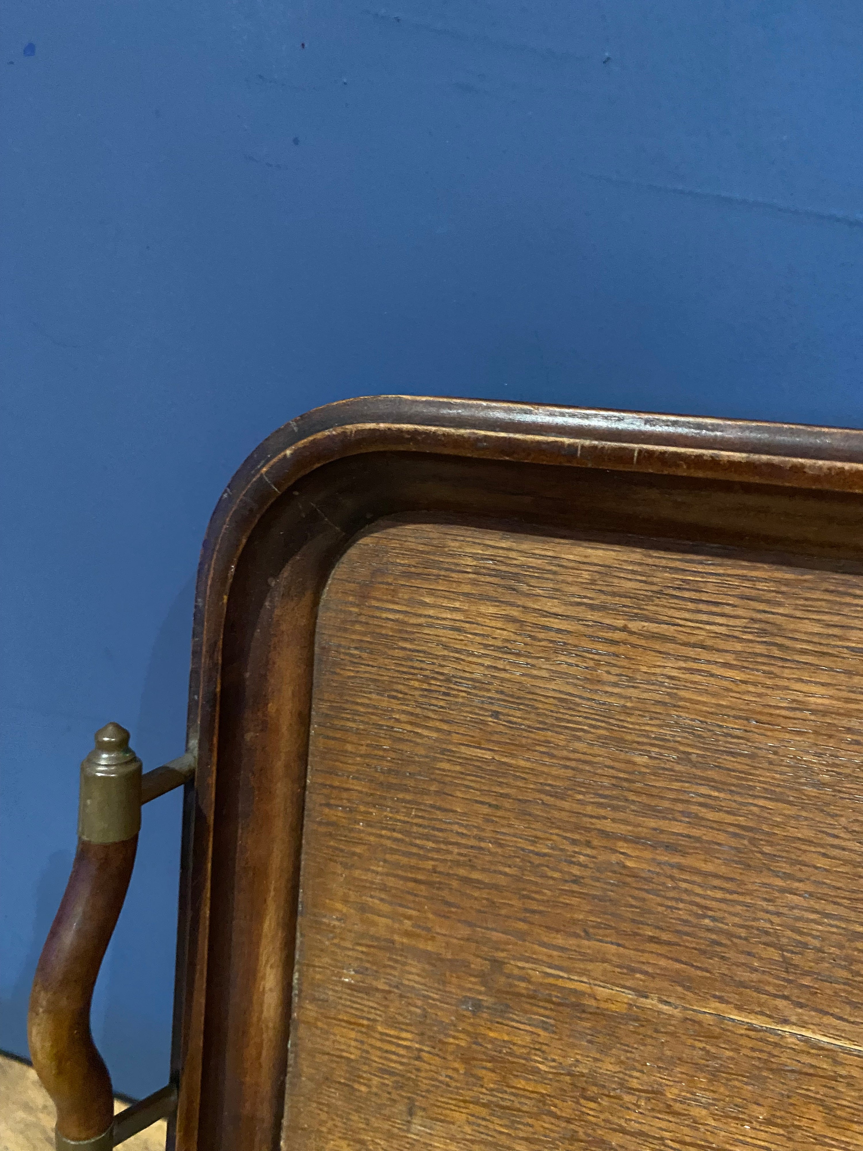 Beautiful Small Edwardian Sandwich/ Breakfast Tray . Wooden Tray, Tea Tray