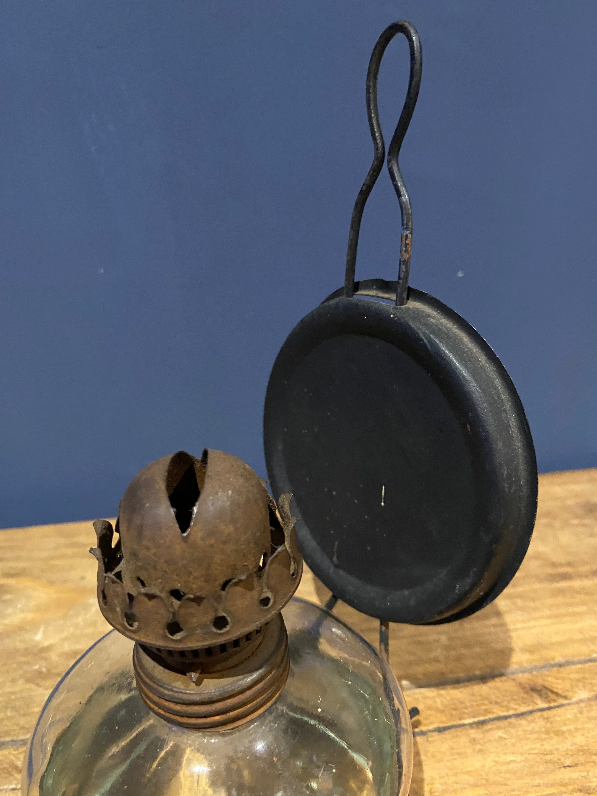 Vintage Pasabahce Istanbul Oil Lamp