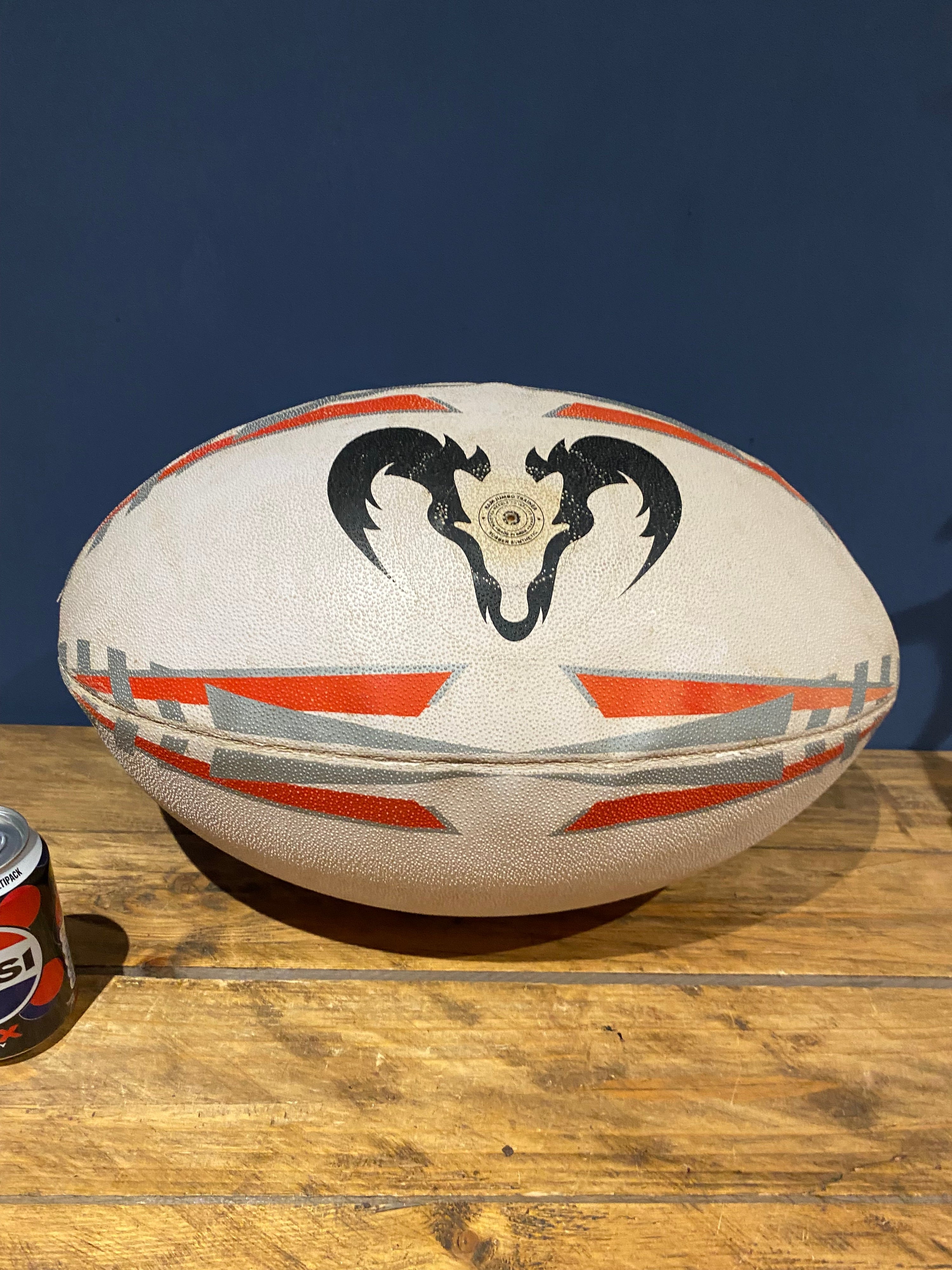 Jumbo Size 7 RAM Rugby Ball , Display Item