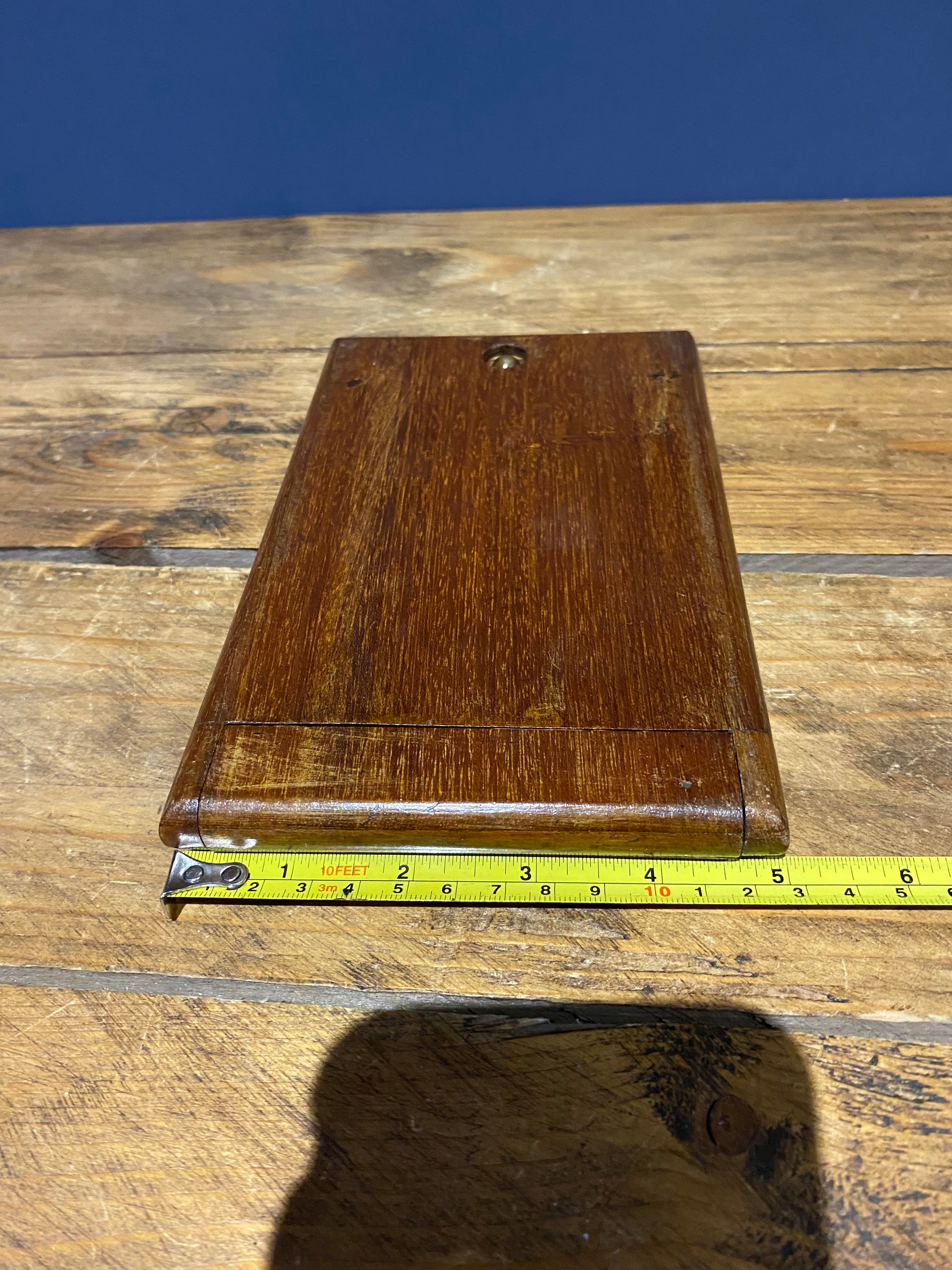 Antique 19th Century Folding Campaign Mirror.