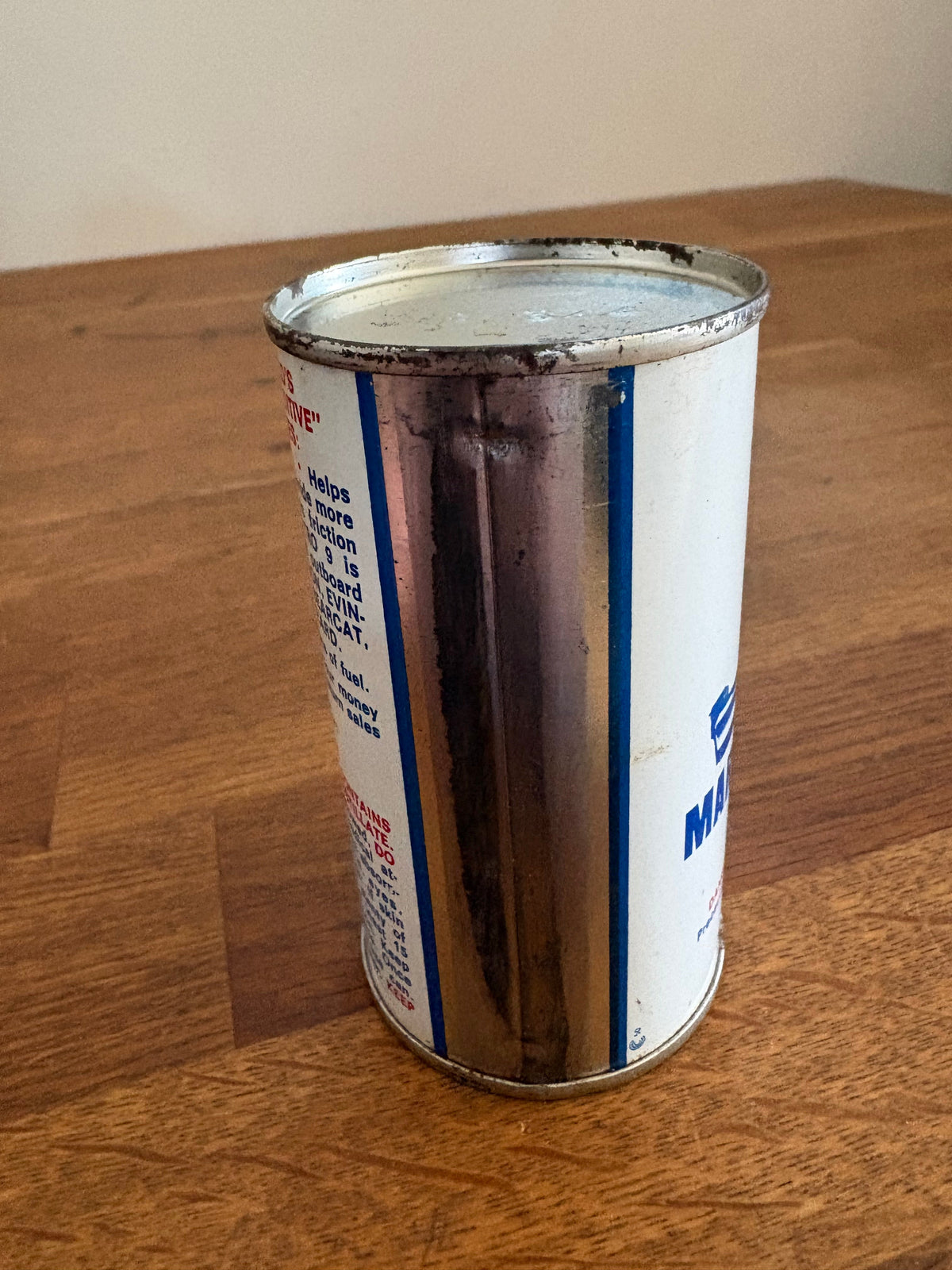 Vintage Nitro 9 For Marine Engines Can , Sealed. For Display Purpose Only