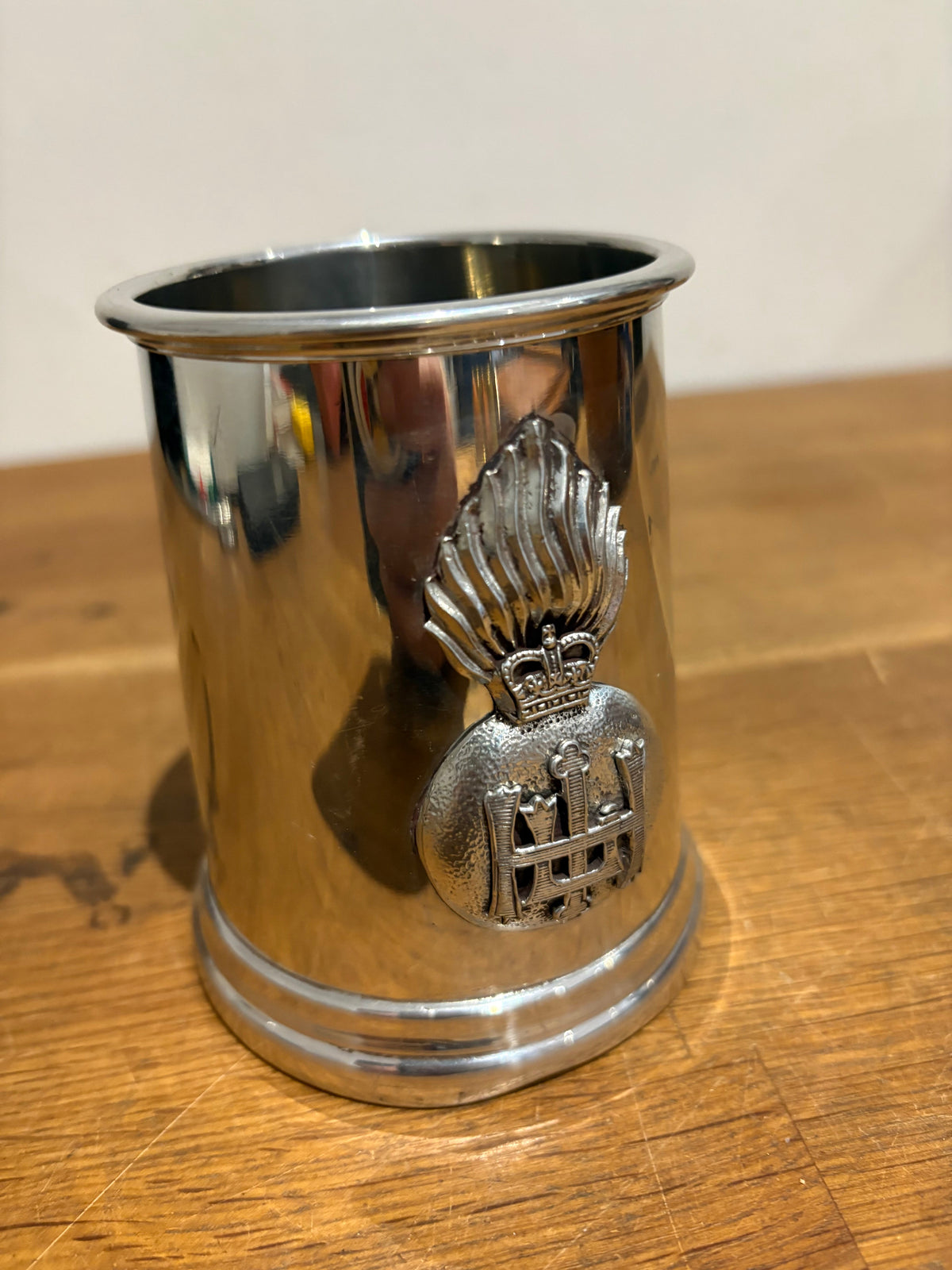 Vintage Royal Highland Fusiliers Tankard, British Pewter