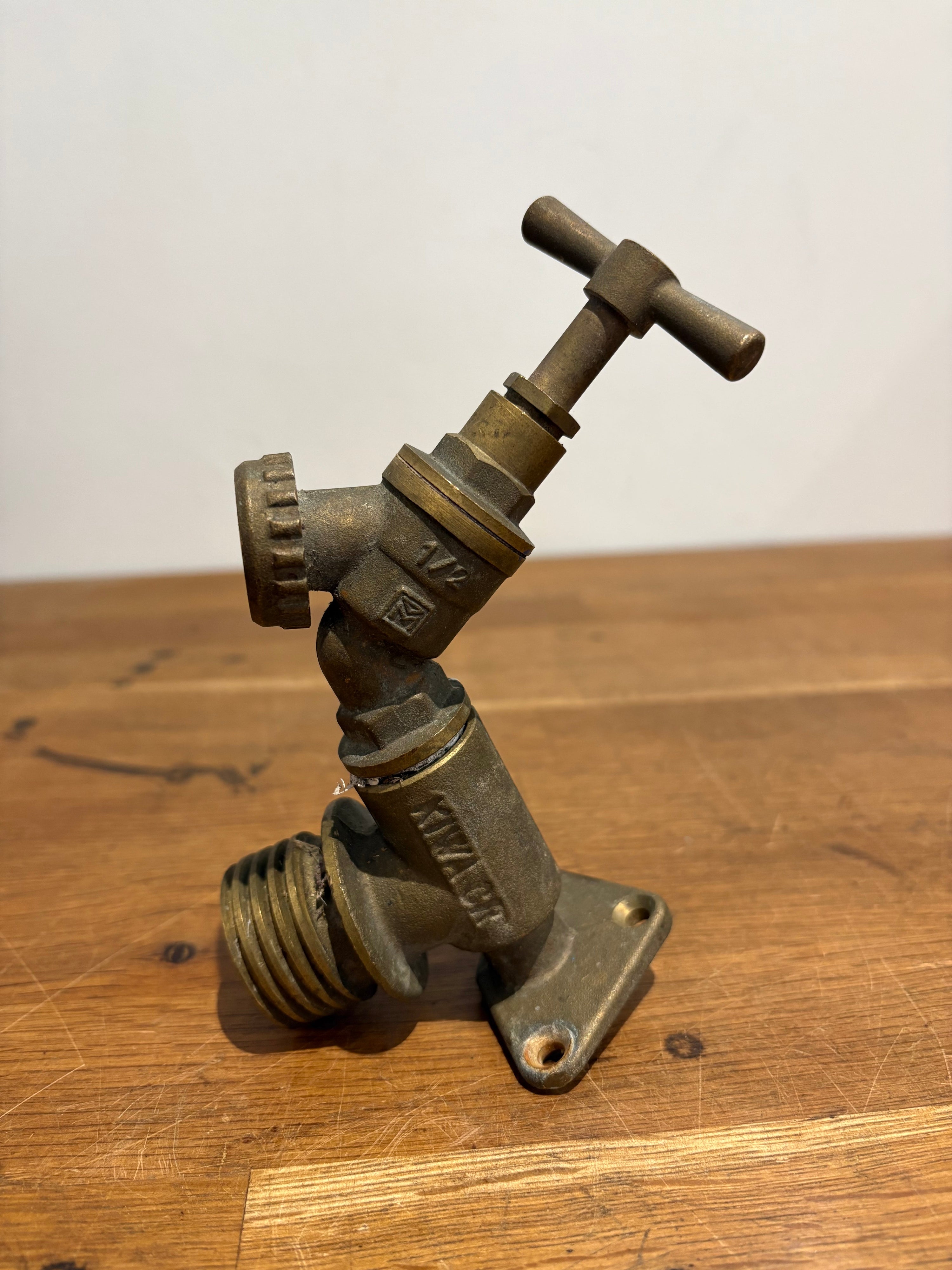 Vintage Brass Plasson Kiwa Tap , Garden Tap , Indoor Sink Tap , Free UK postage