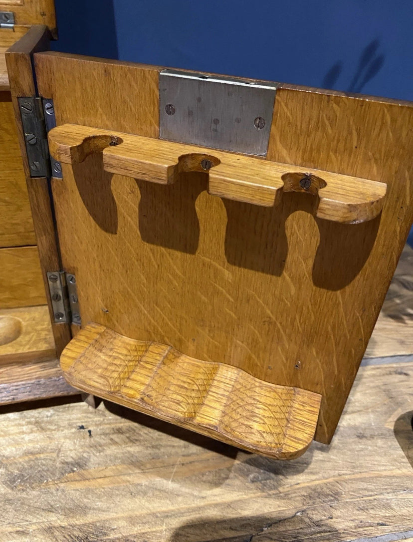 Beautiful Antique Smokers Cabinet , Some Slight Issues