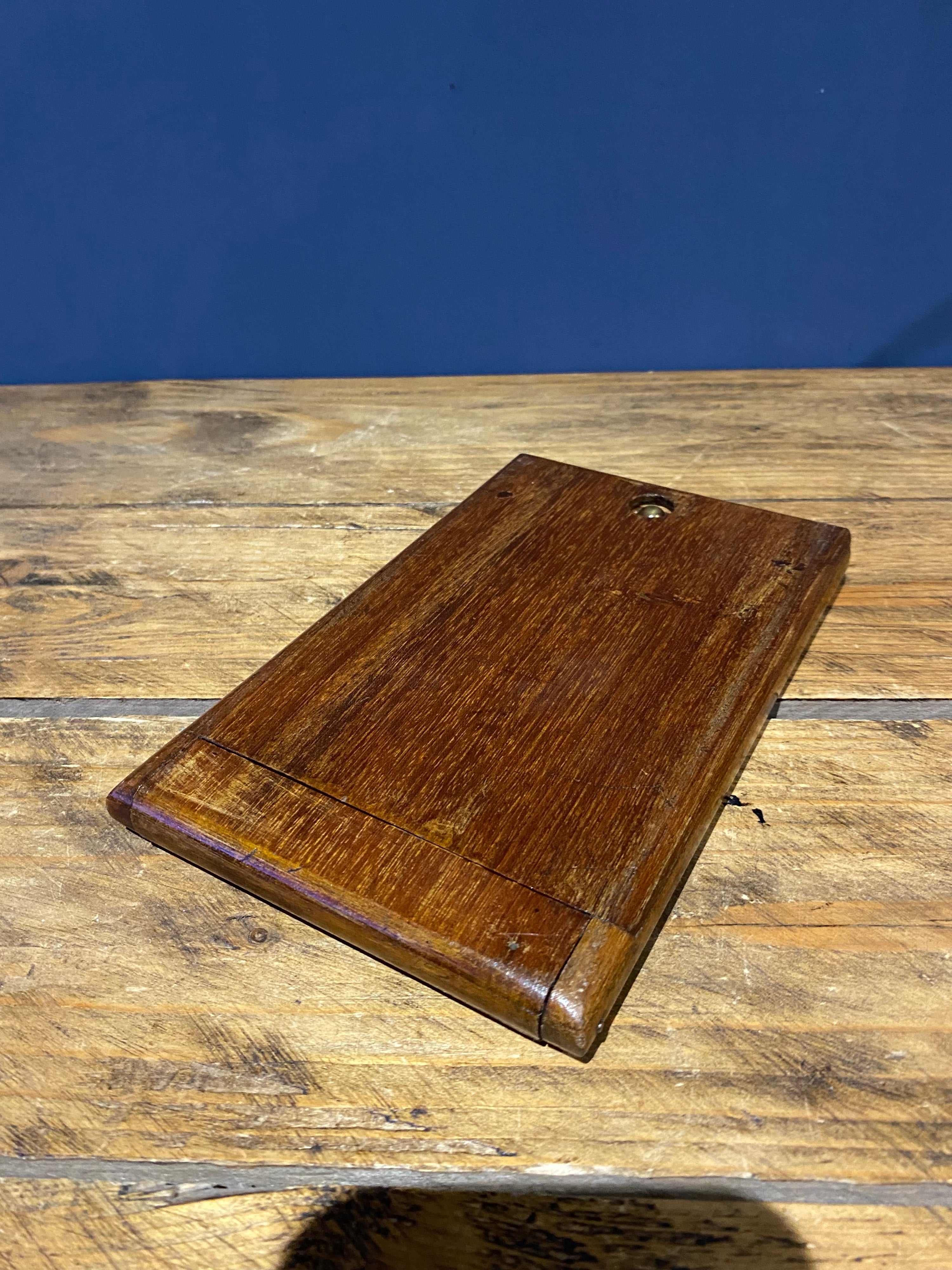 Antique 19th Century Folding Campaign Mirror.