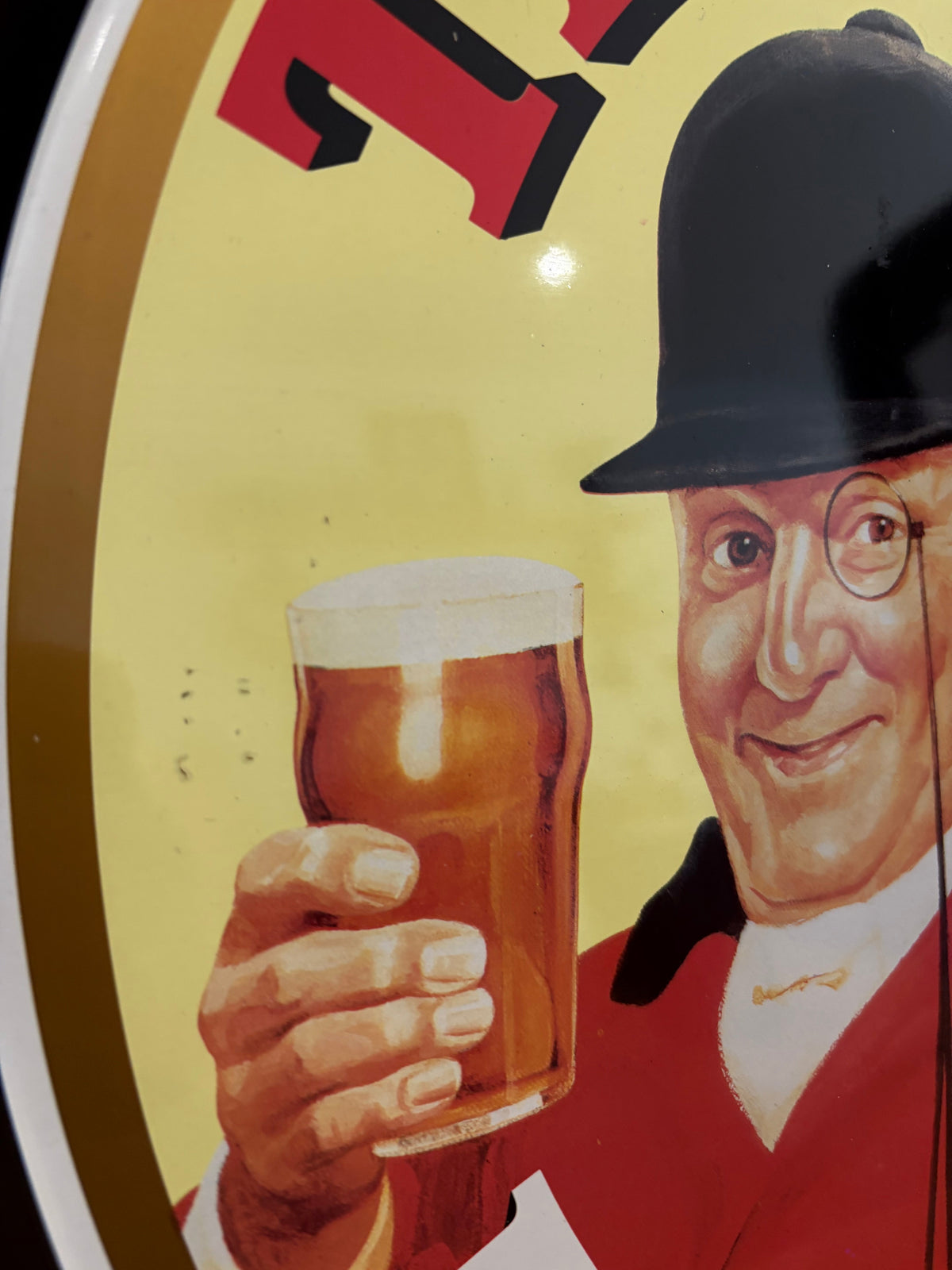 Tetley Bitter Oval Drinks Tray