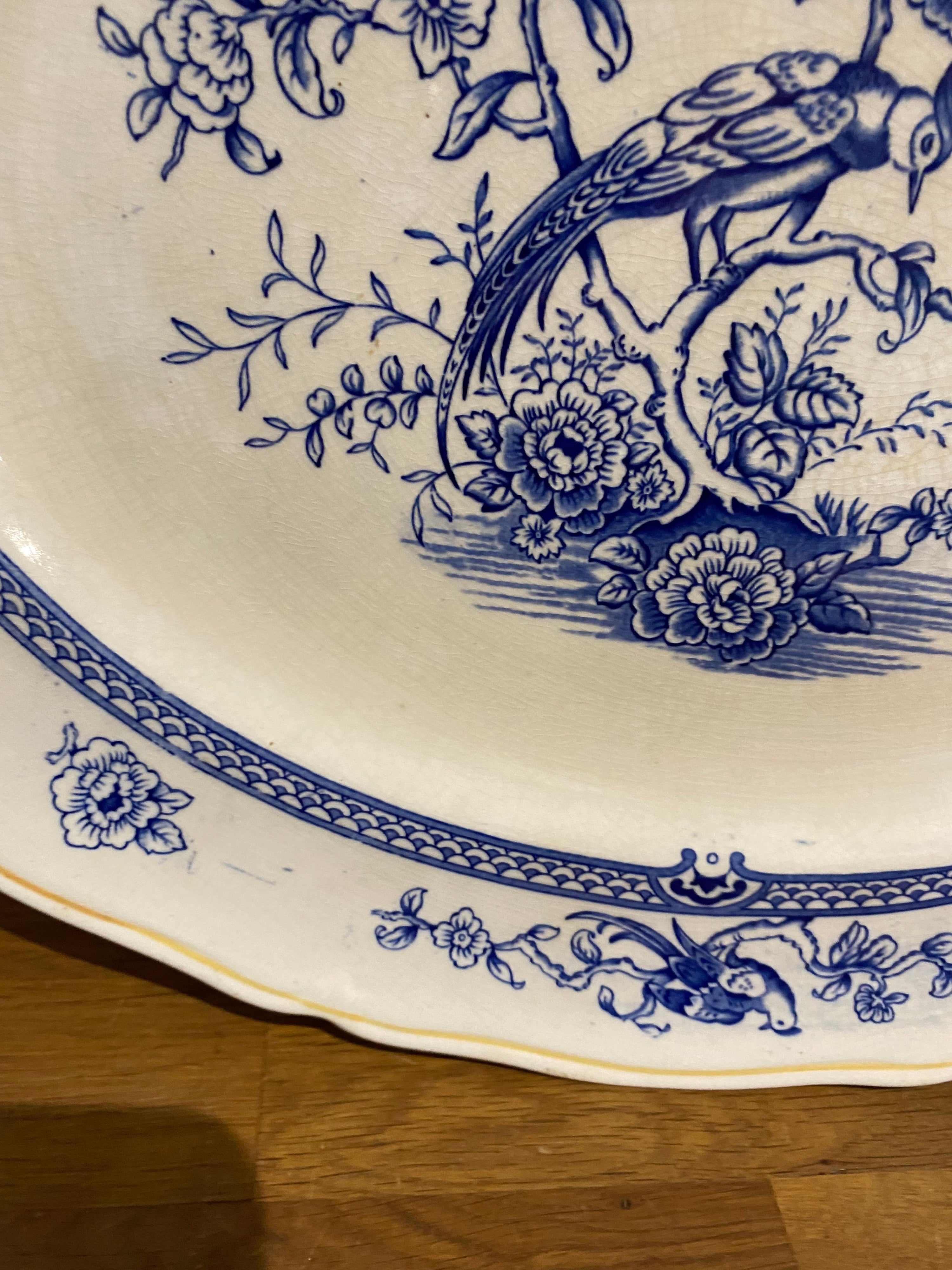 W R Midwinter Of Burslem, Paradise Series Pattern, Meat Charger/ Platter/serving