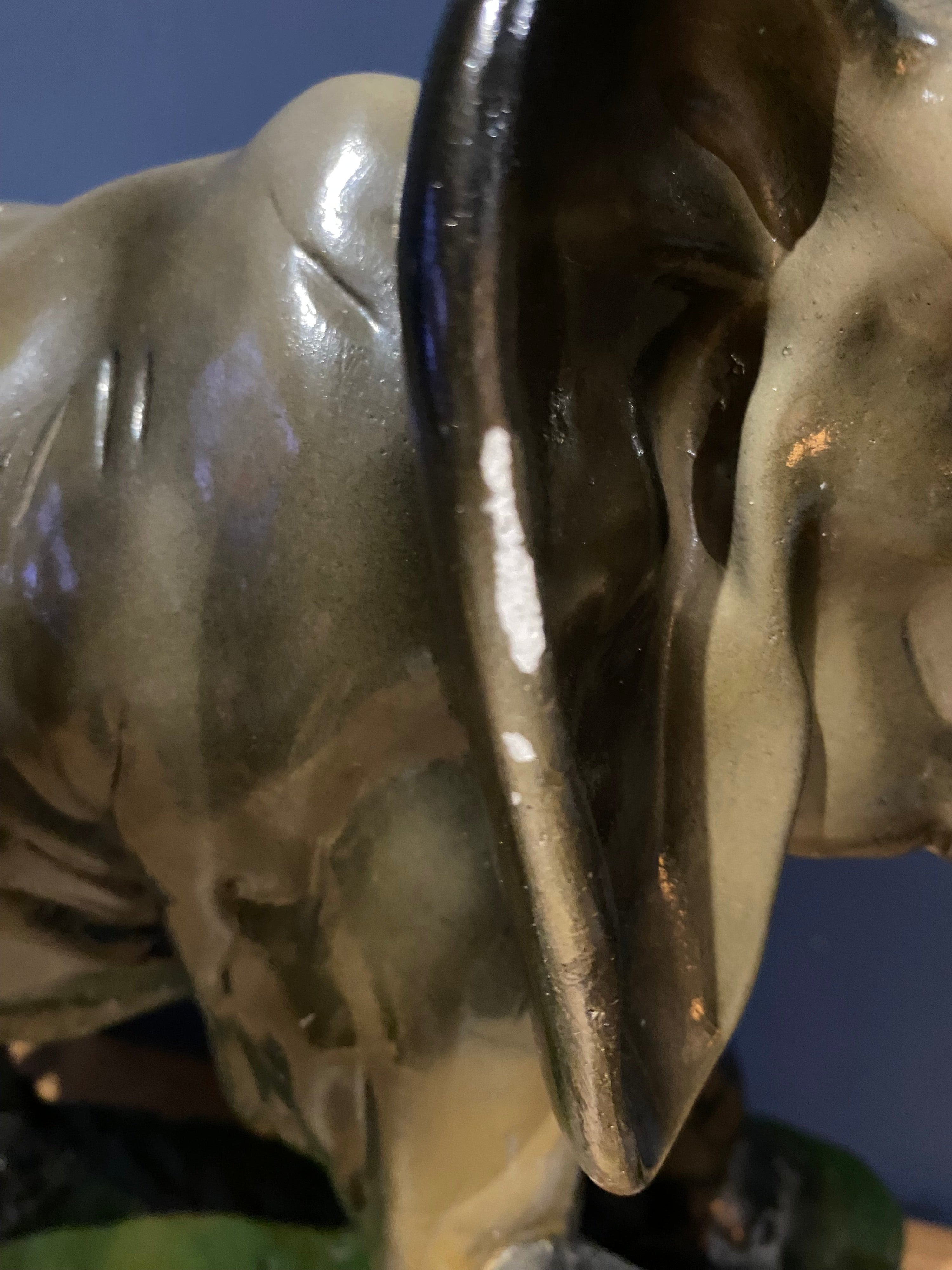 Large 1930’s pottery elephant