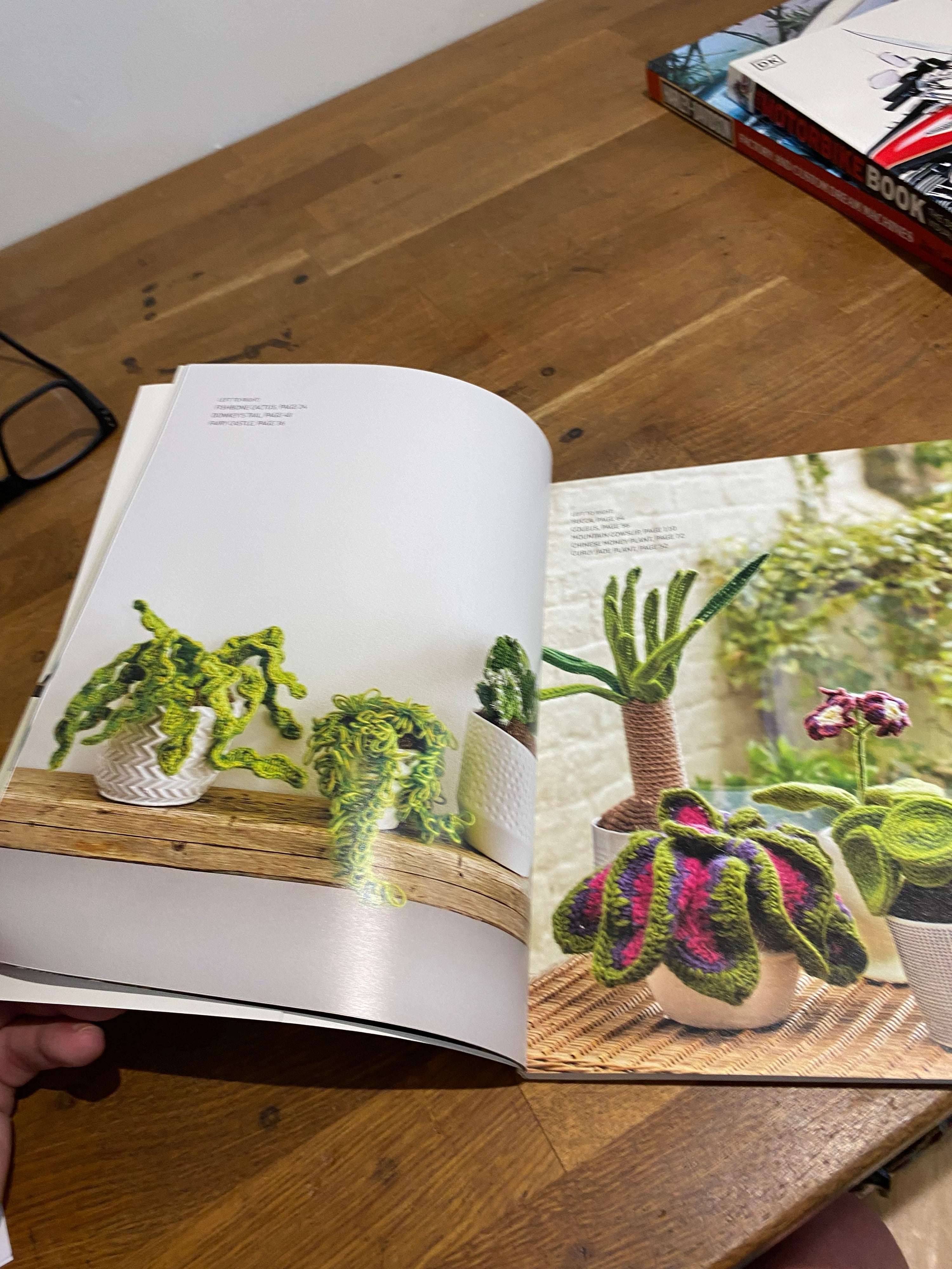 Crocheted houseplants by Emma Varnam , paperback book