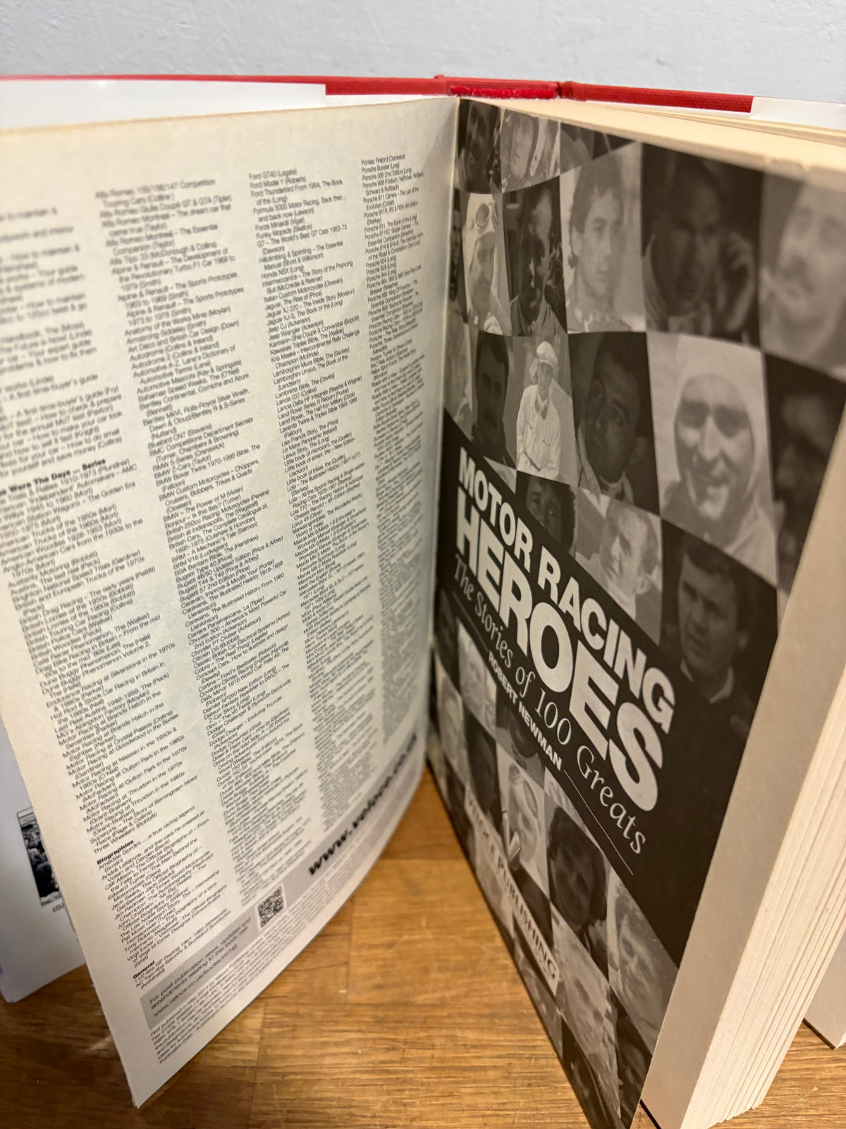 Motor racing heroes, the stories of 100 greats , Robert Newman , hardback