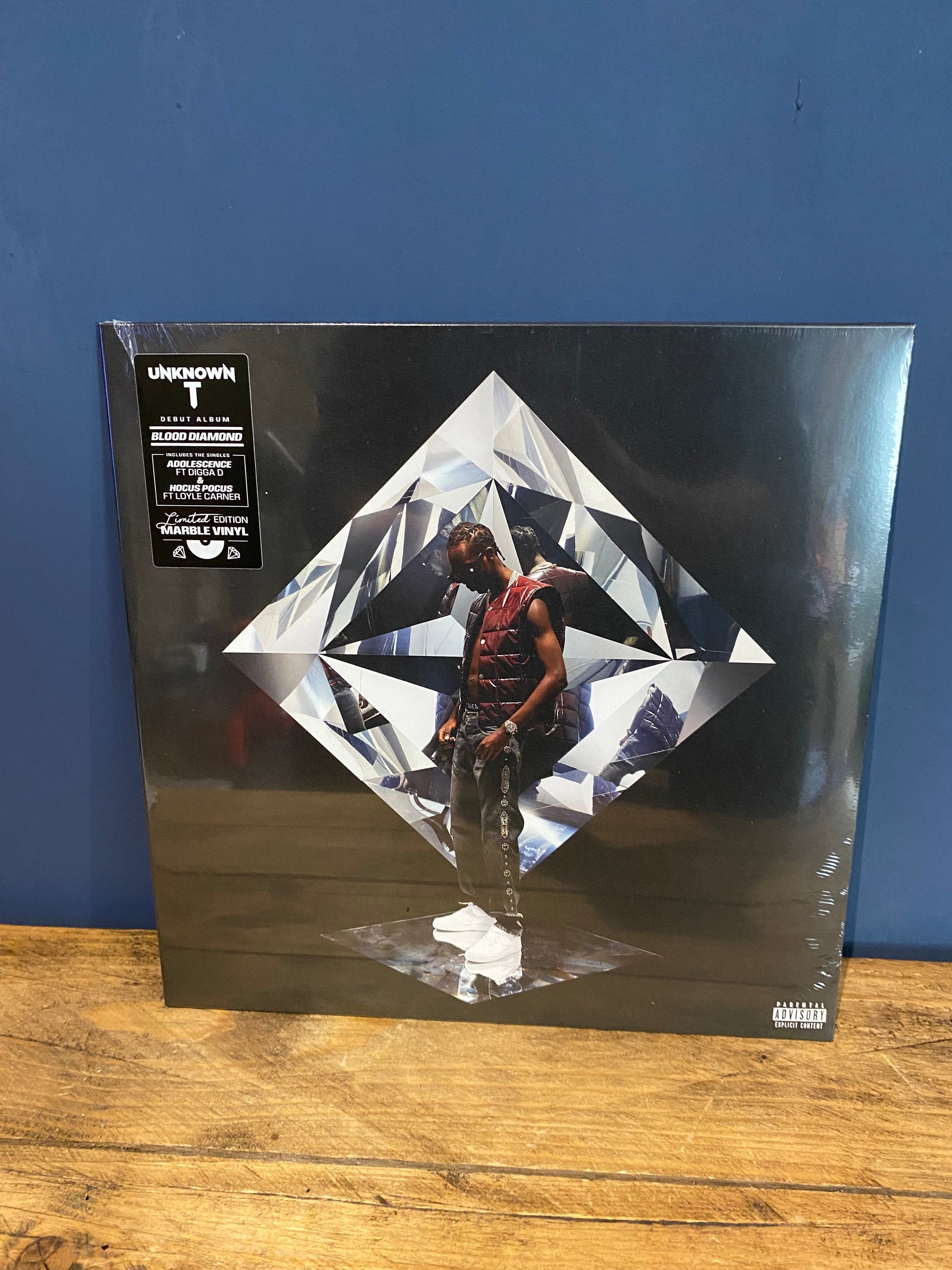 Unknown T , Blood Diamond, Limited Edition Marble Vinyl, new and sealed.