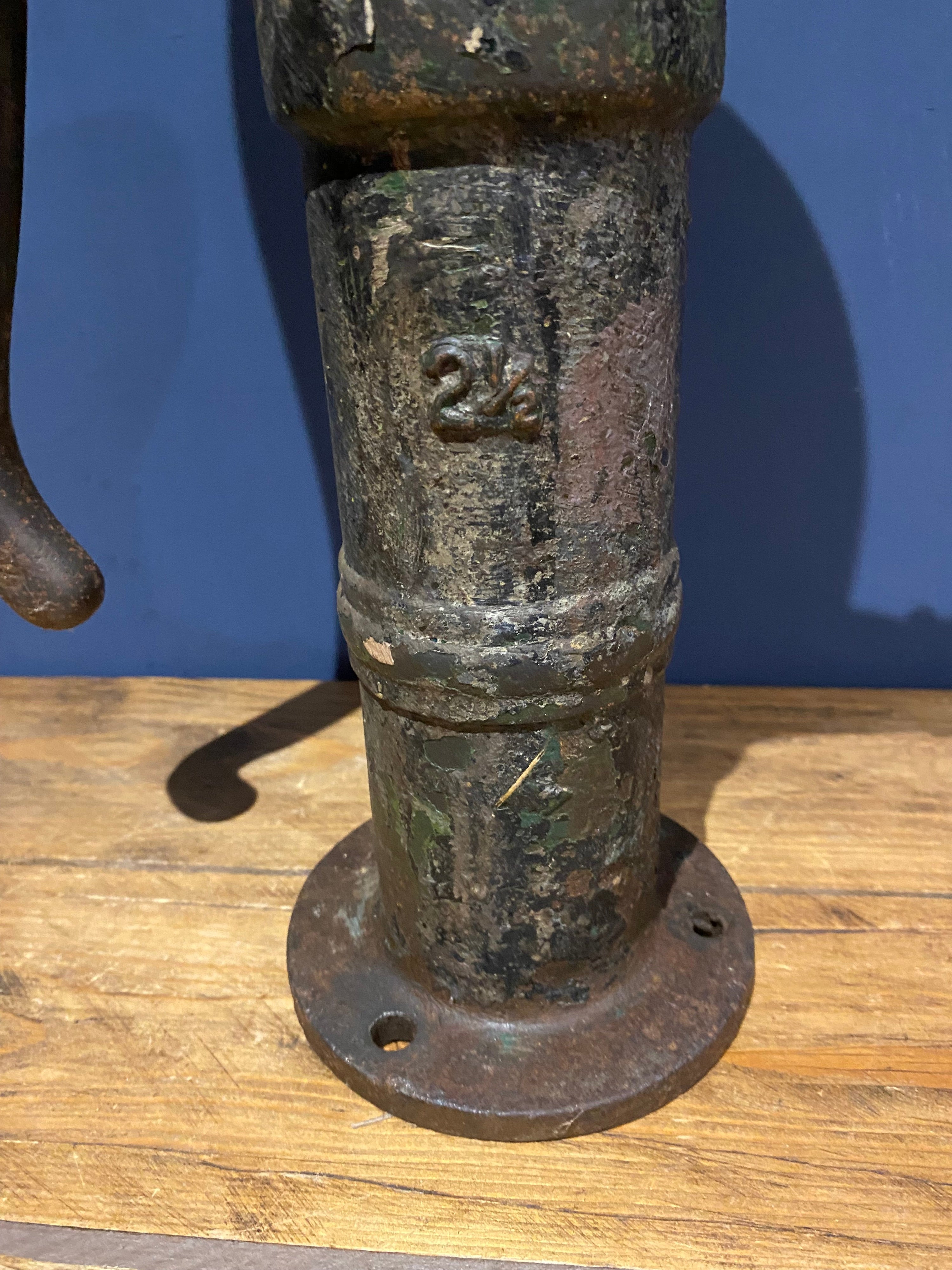 Antique Victorian Cast Iron Water Pump / Garden Architecture