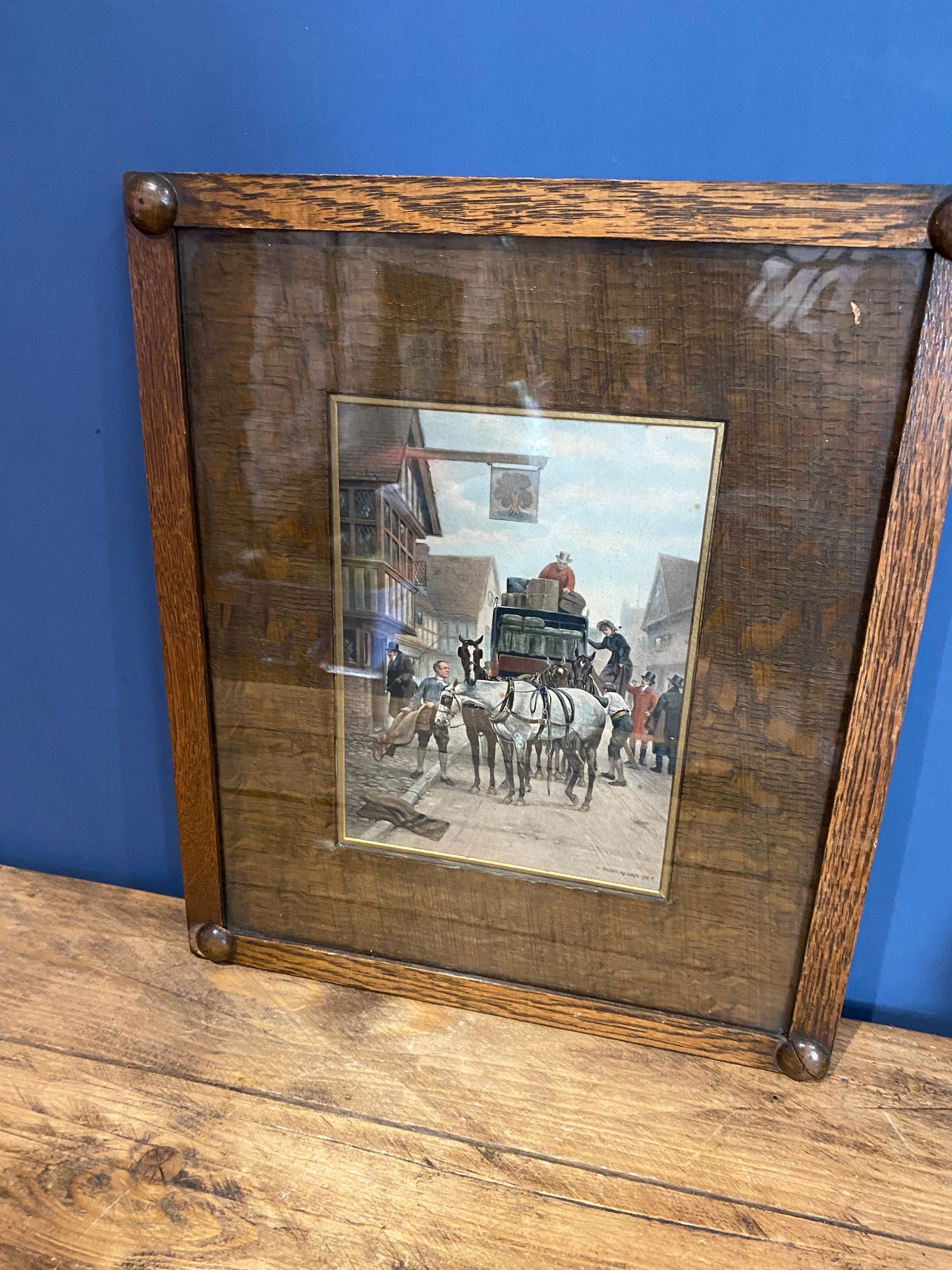Antique Goodwin Kilburne painting, 1900
