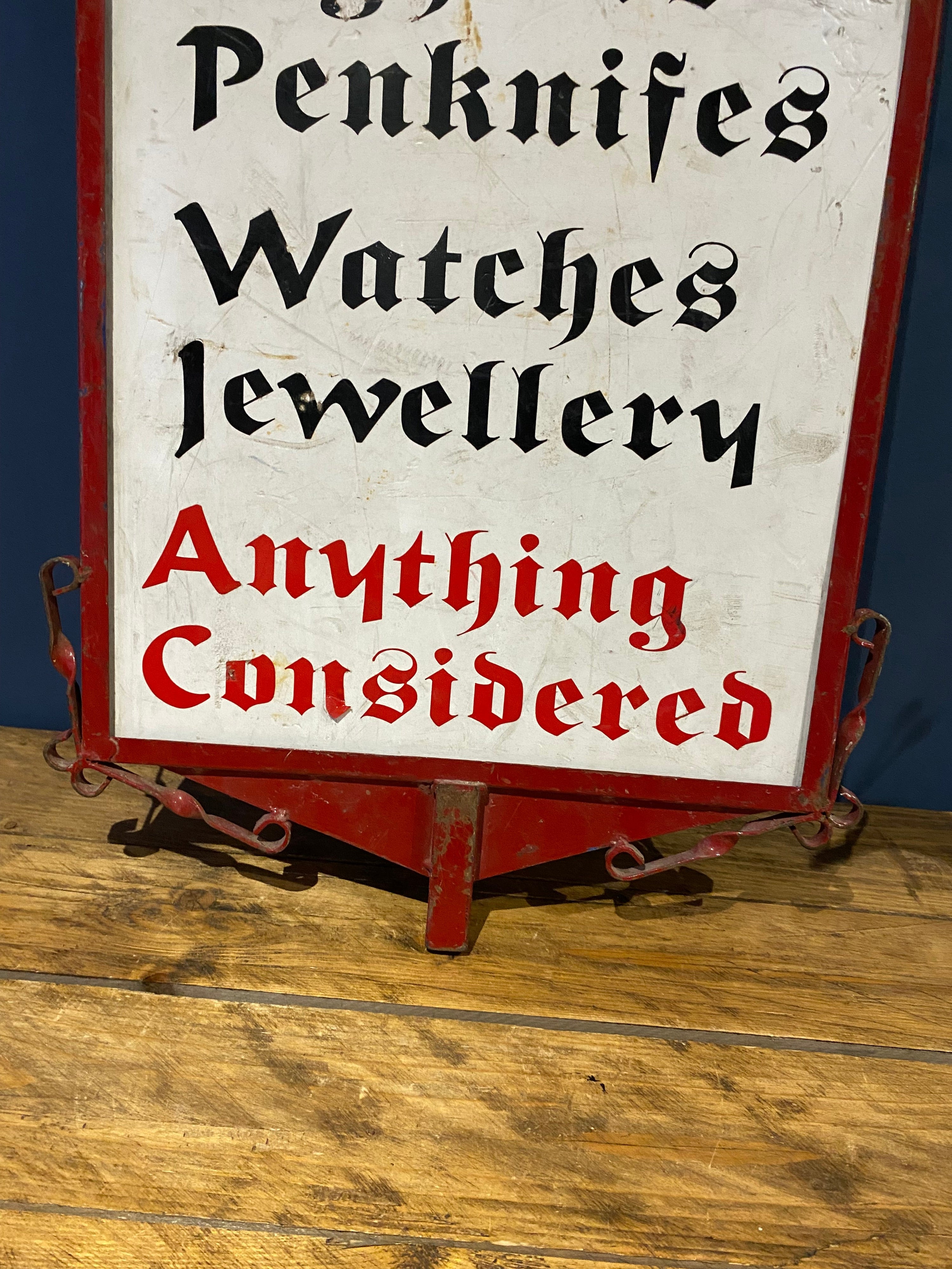 Vintage advertising sign / shop sign