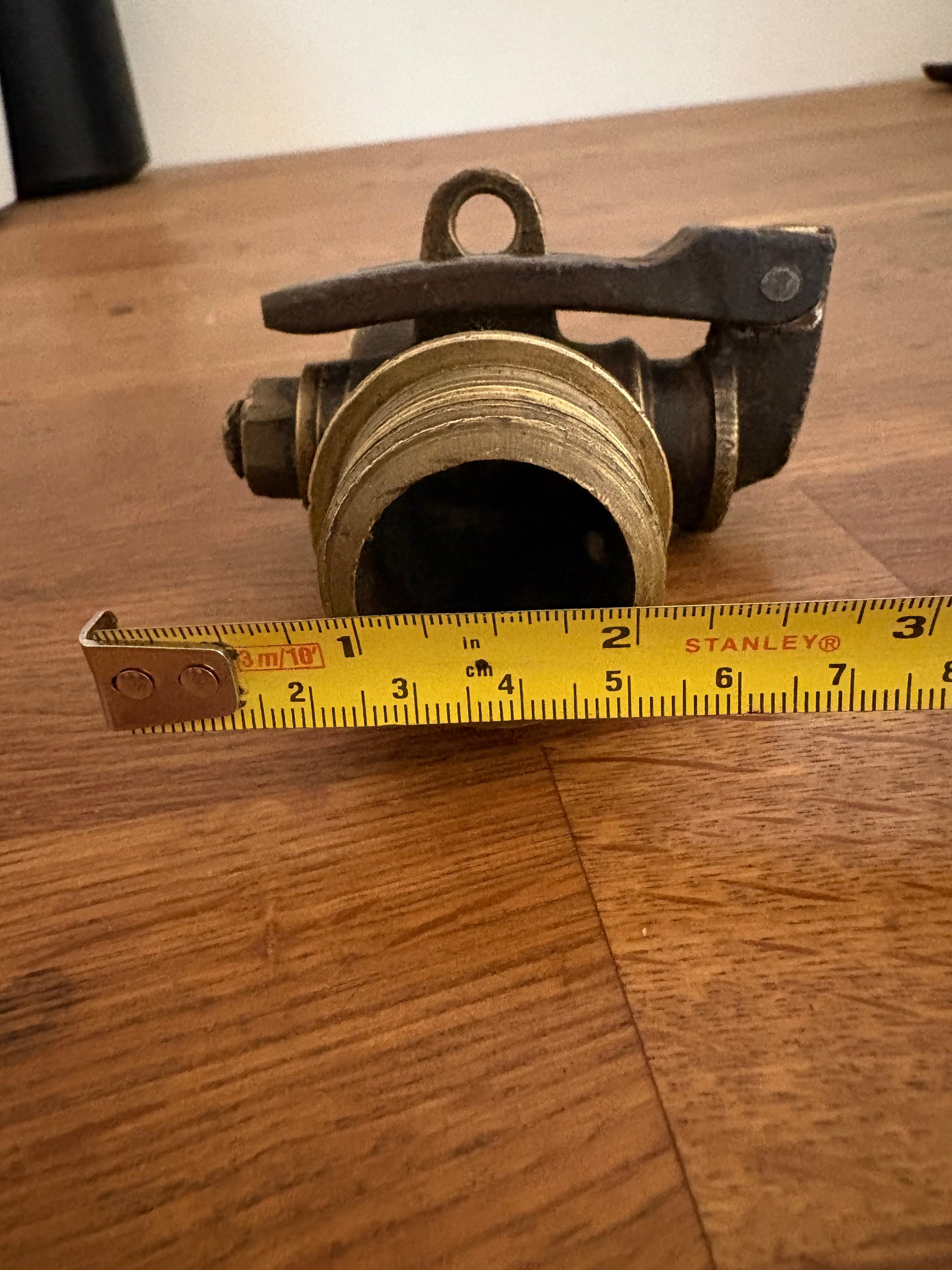 Vintage Brass Lockable Tap , Oil Tap, Barrel Tap