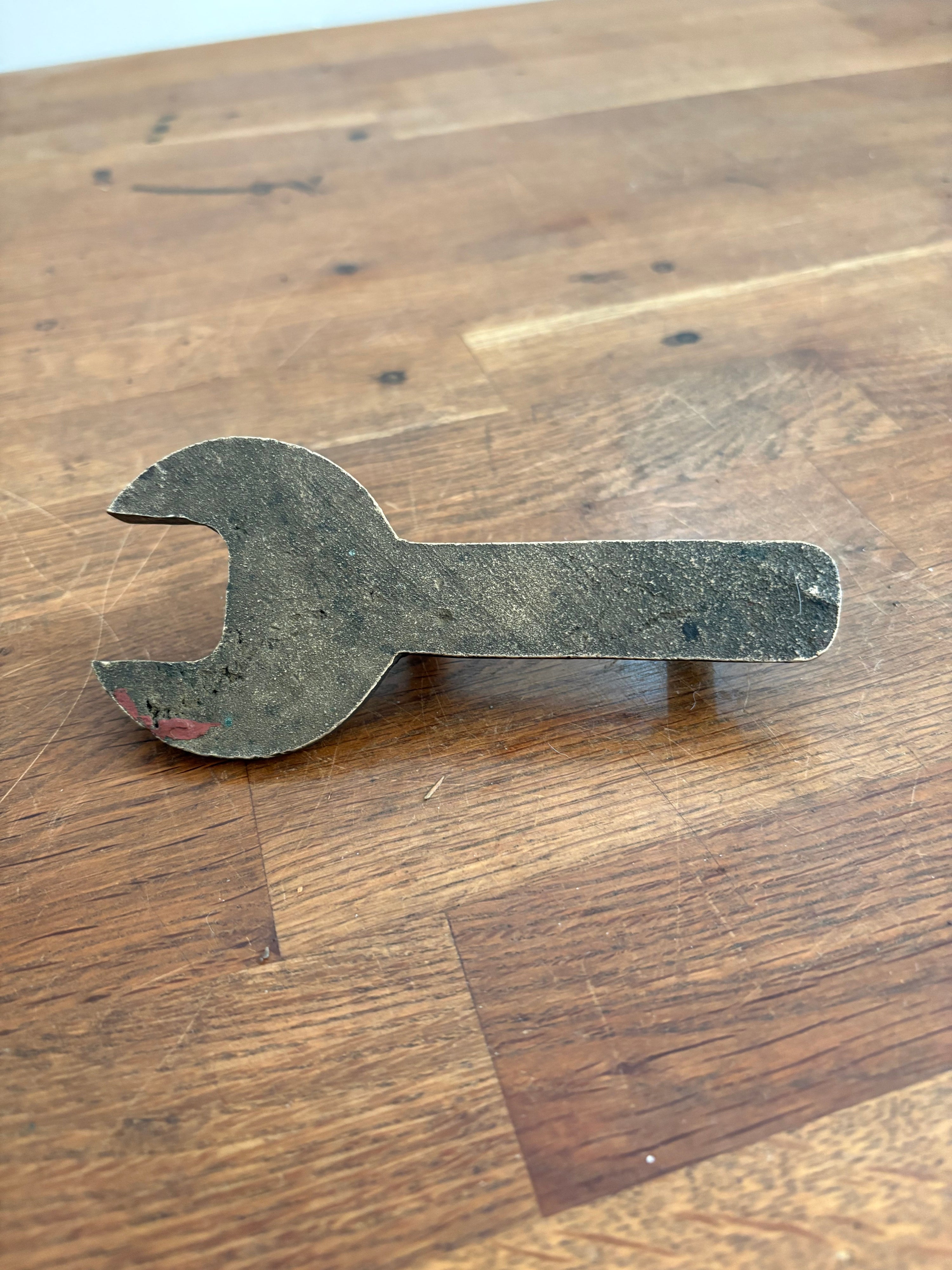 Unusual And Rare Coca Cola Barrel Spanner / Mechanic Spanner In Bronze