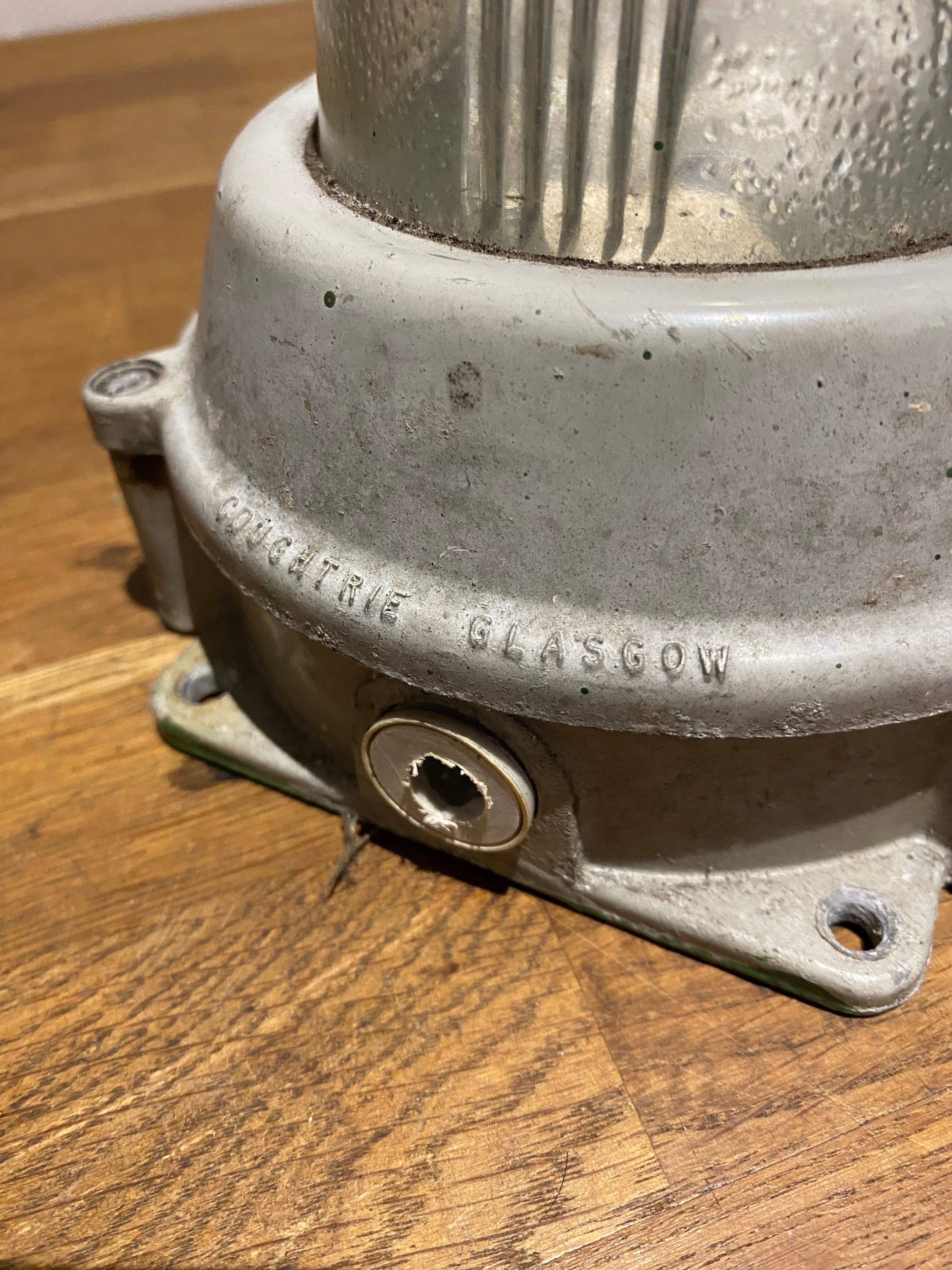Vintage Coughtrie Bulkhead Light .