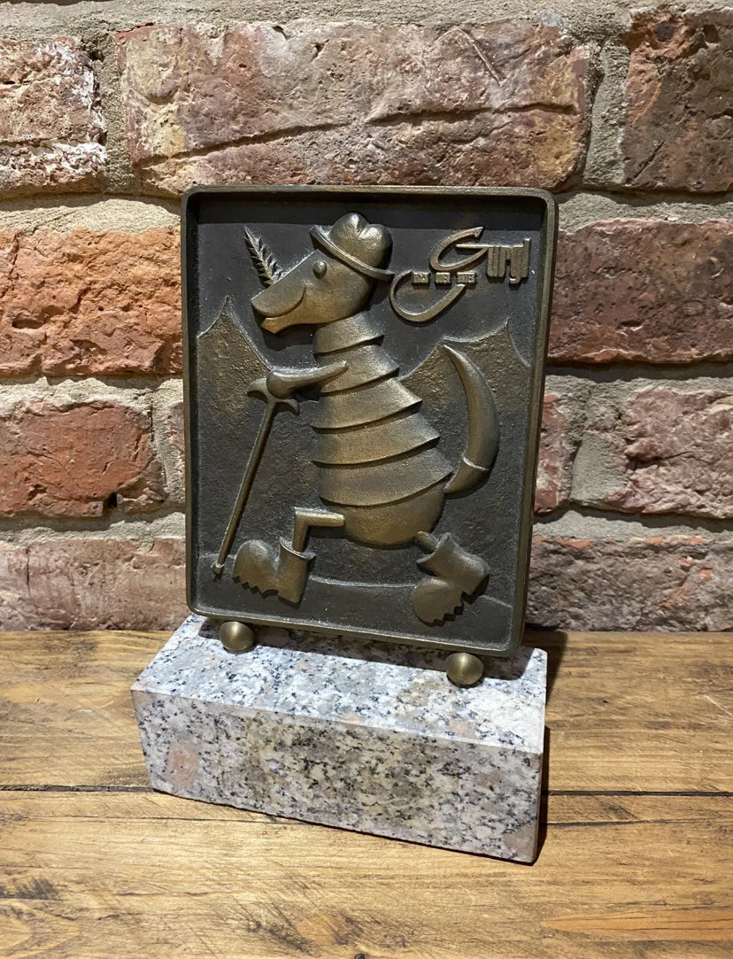Vintage Gurgl Walking Stick Advertising Sign - Wilson Fox Antiques - Best Antiques and Vintage shopping online