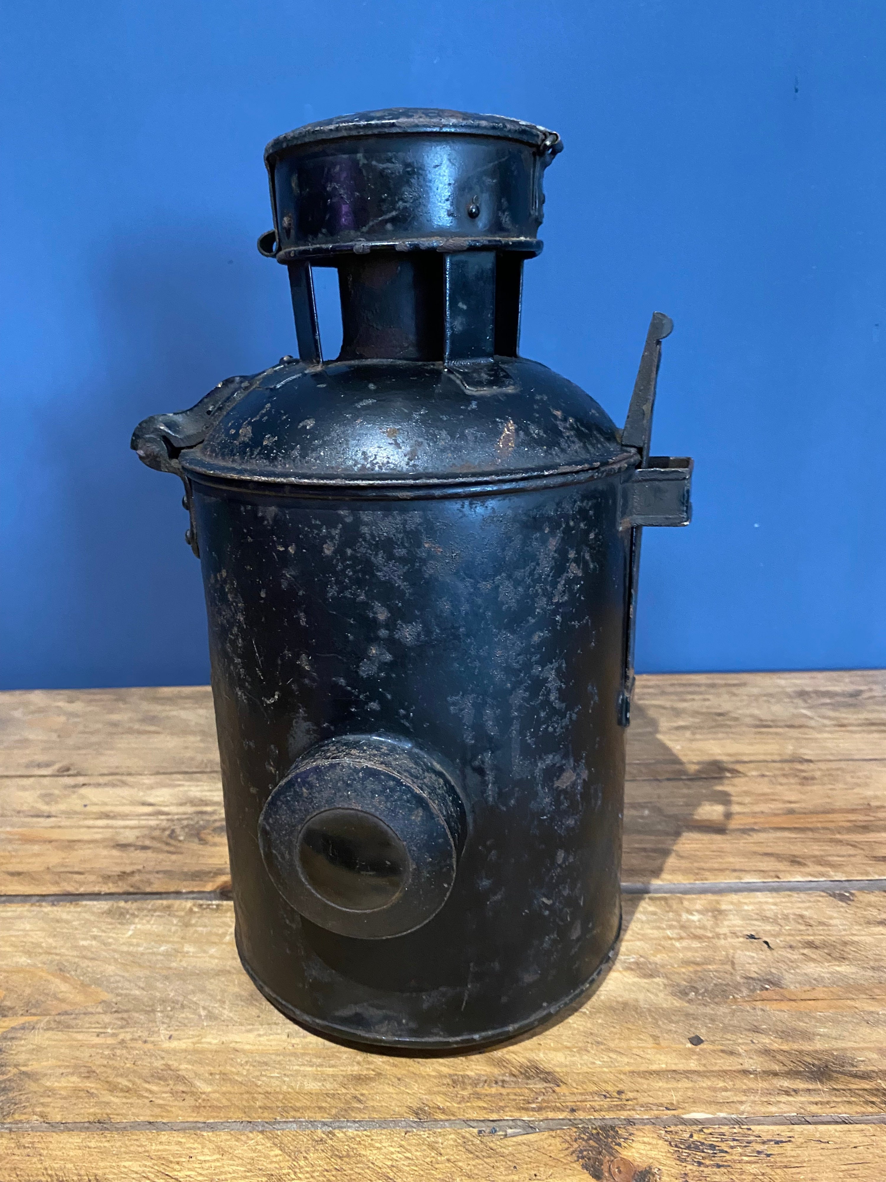 Scratch Built Wooden Steam Engine , Folk Art