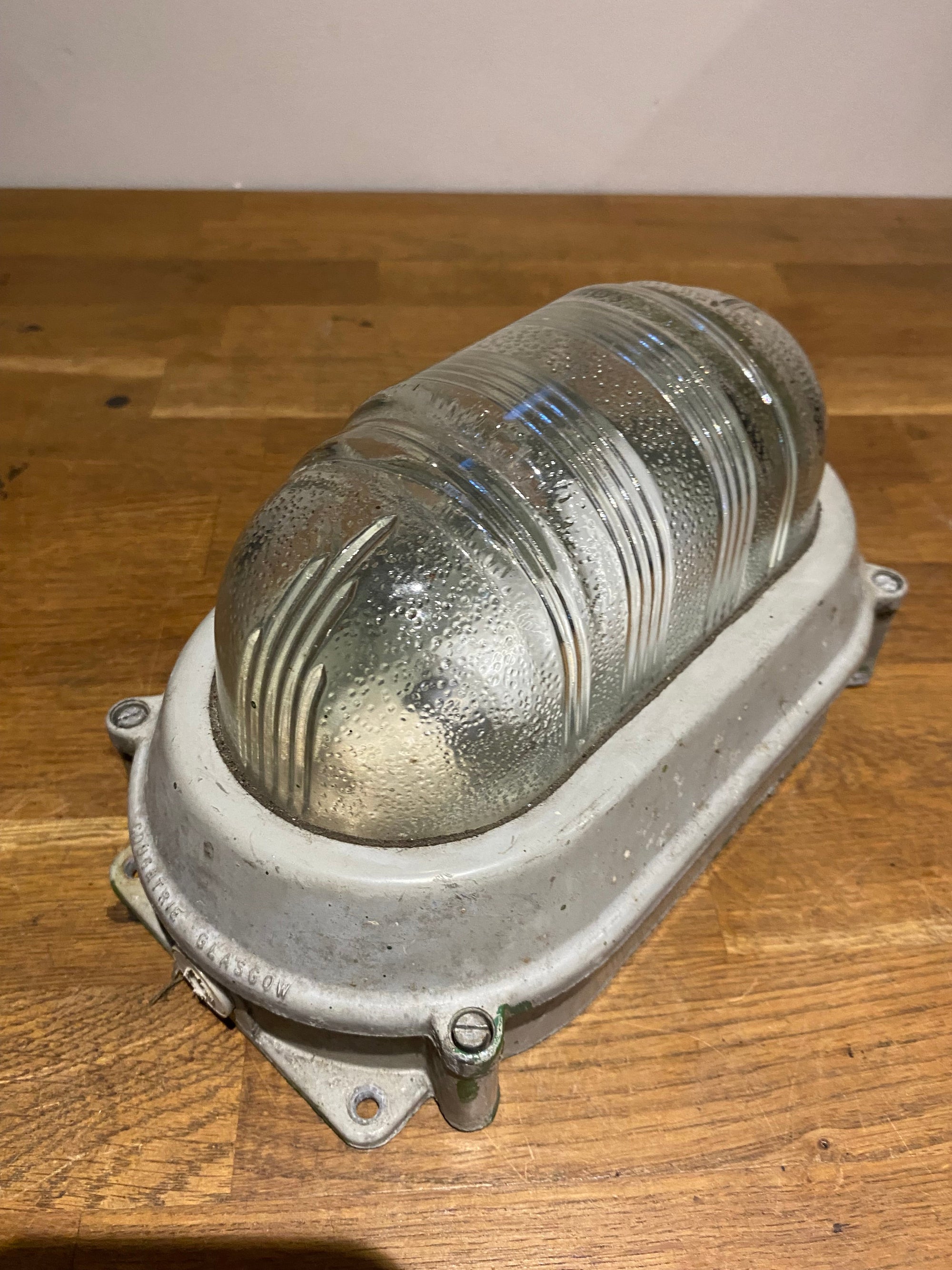 Vintage Coughtrie Bulkhead Light .