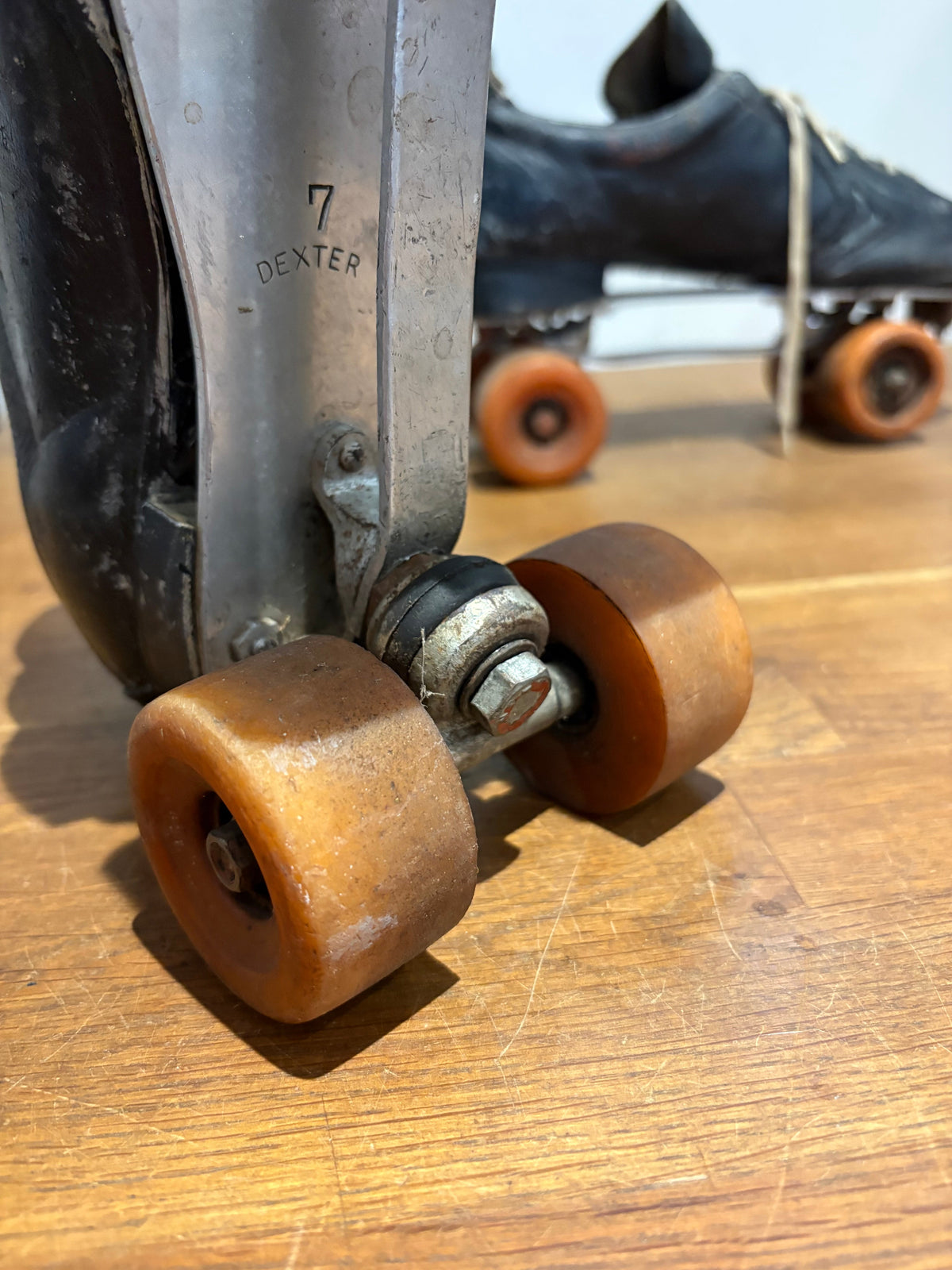 Vintage Dexter Size 7 Roller Skates With Shoes And Signed Hack .