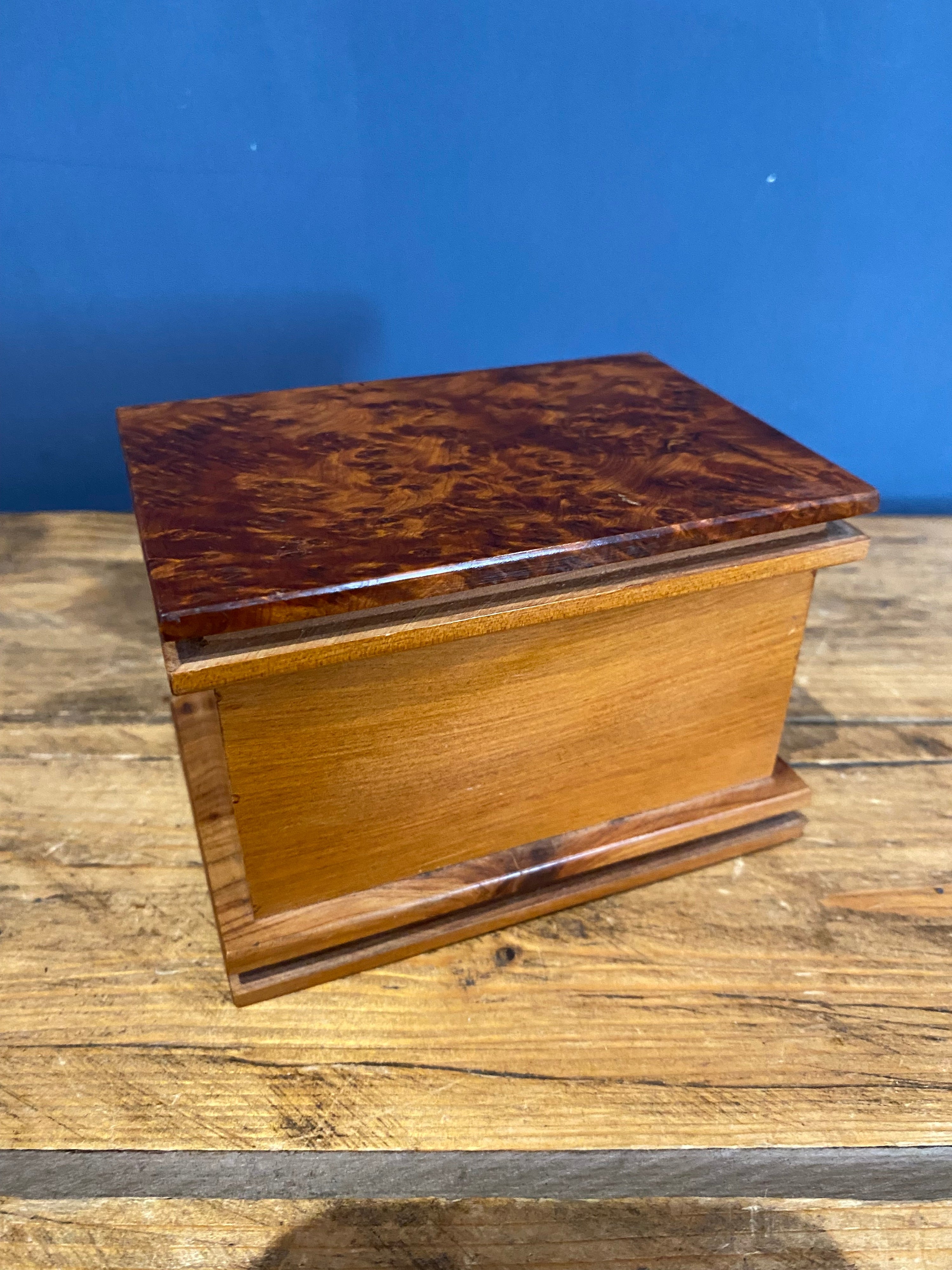 Decorative Small Wooden Box , Trinket Box , Jewellery Box
