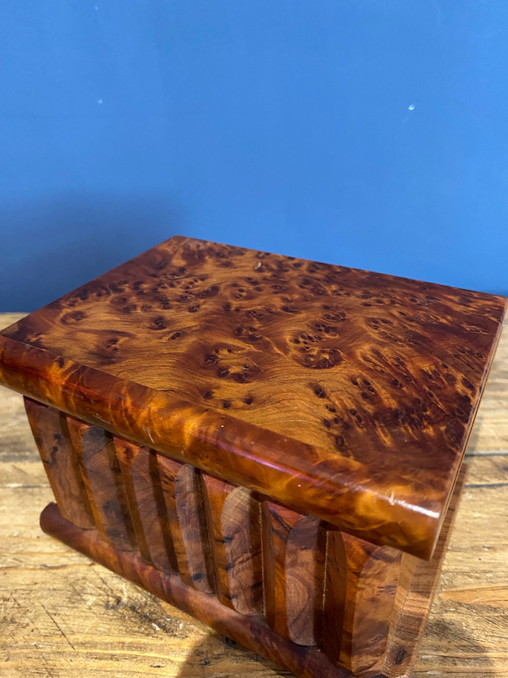 Decorative Small Wooden Box , Trinket Box , Jewellery Box