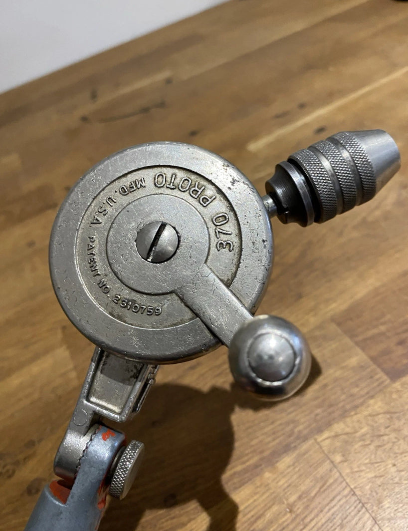 Vintage Proto 370 , All Angle Hand Drill , USA, Rare