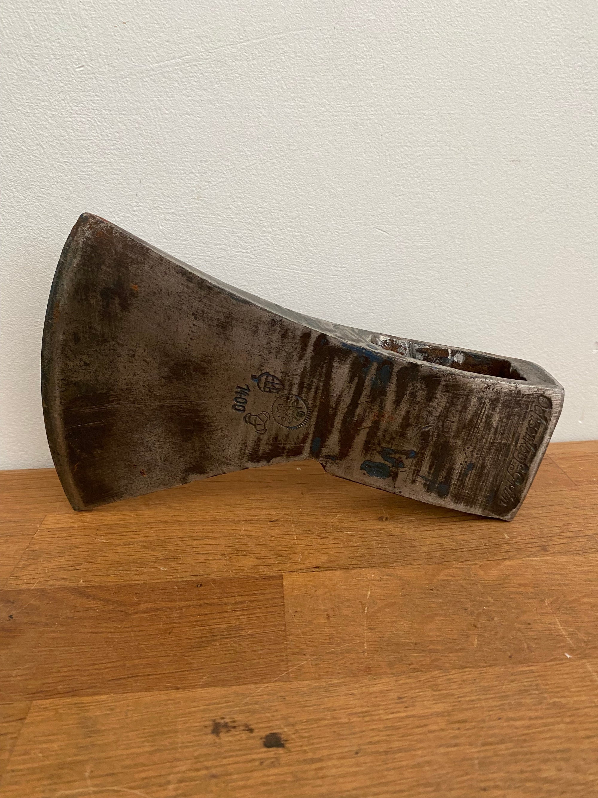 Rare Ochsenkopf Grun vintage axe head .