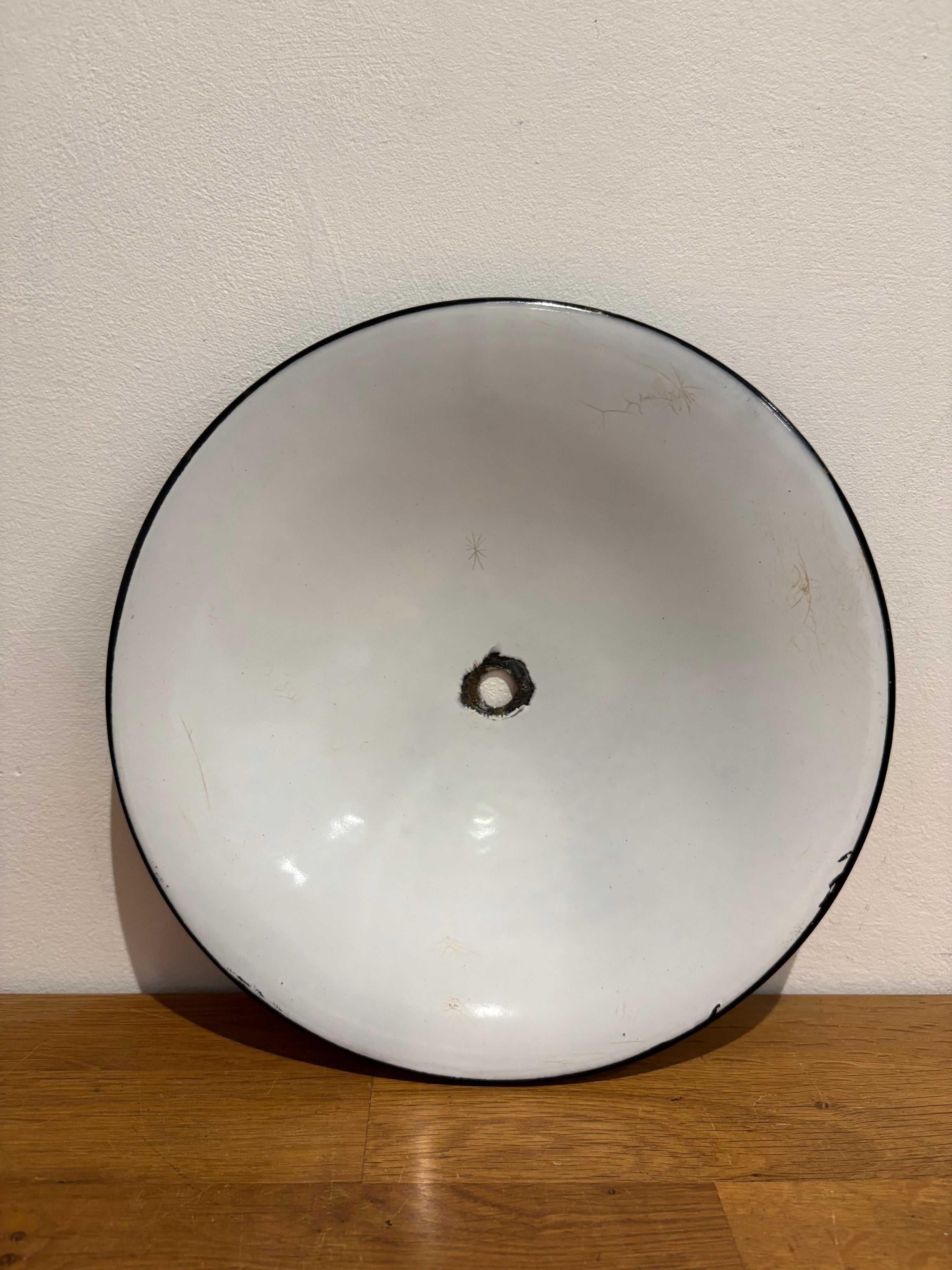 Vintage Czechoslovakia Enamel Lampshade