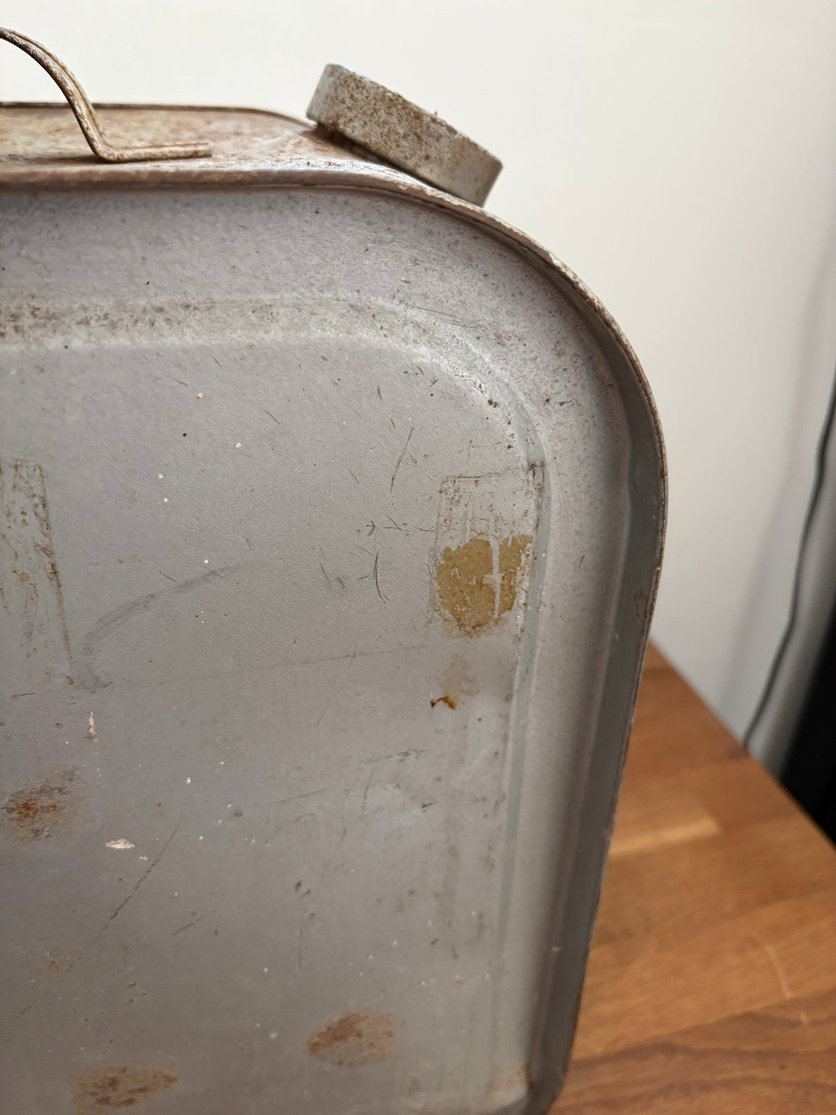 Vintage Robbican Fuel Can , As Found 5 Gallon